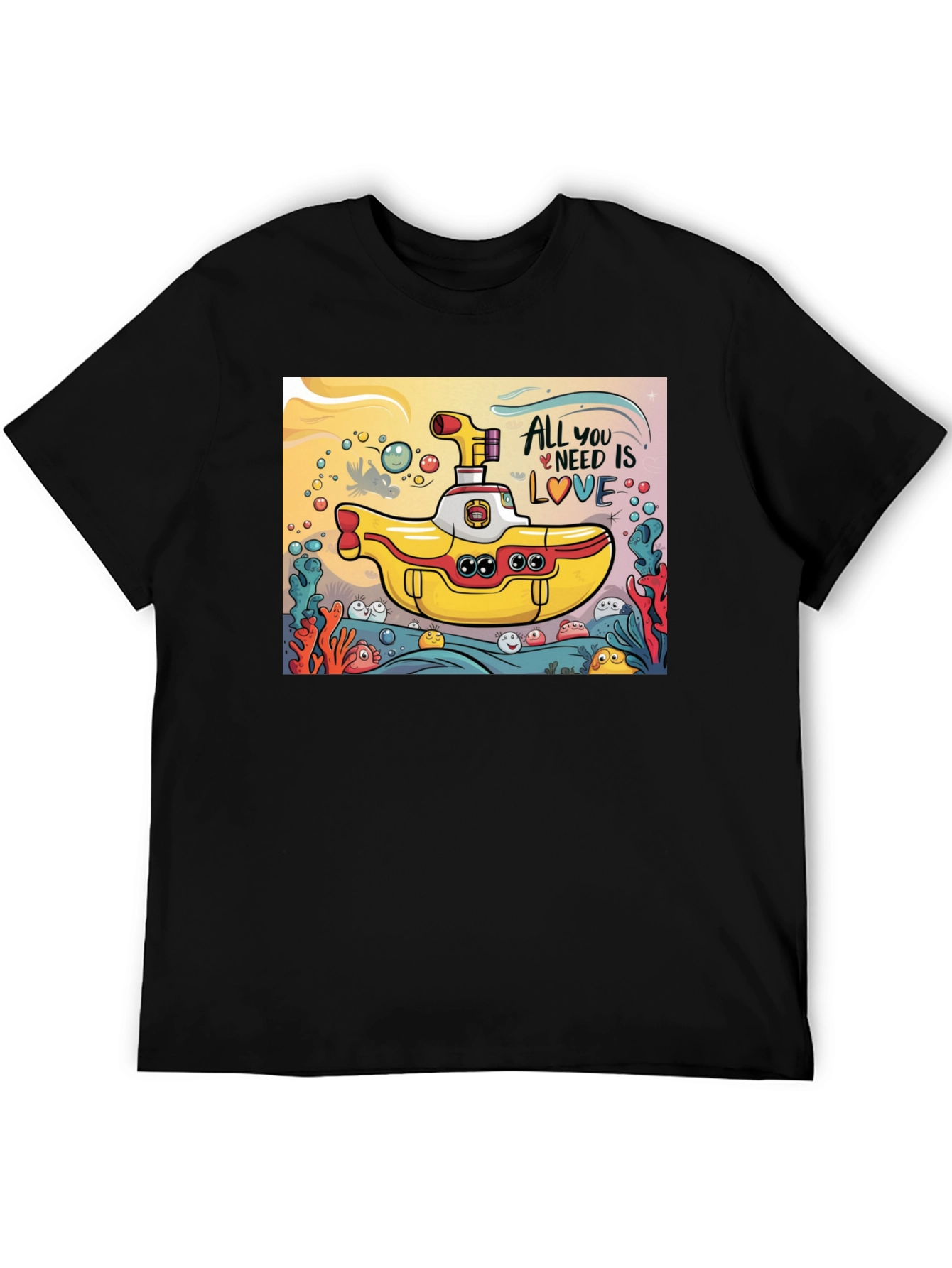 All You Need Is Love Yellow Submarine T-Shirt