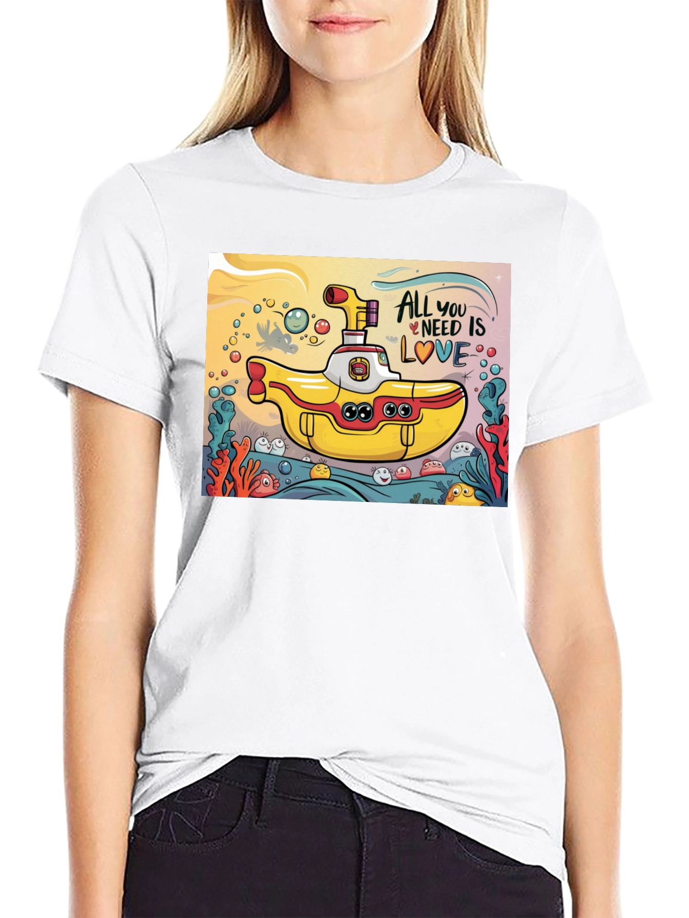 All You Need Is Love Yellow Submarine T-Shirt