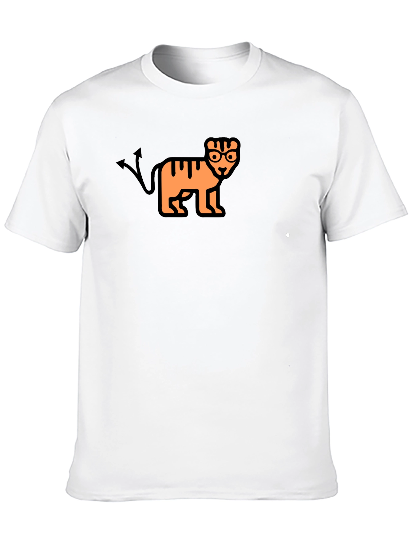 Devil Tiger Graphic Tee - Black T-Shirt