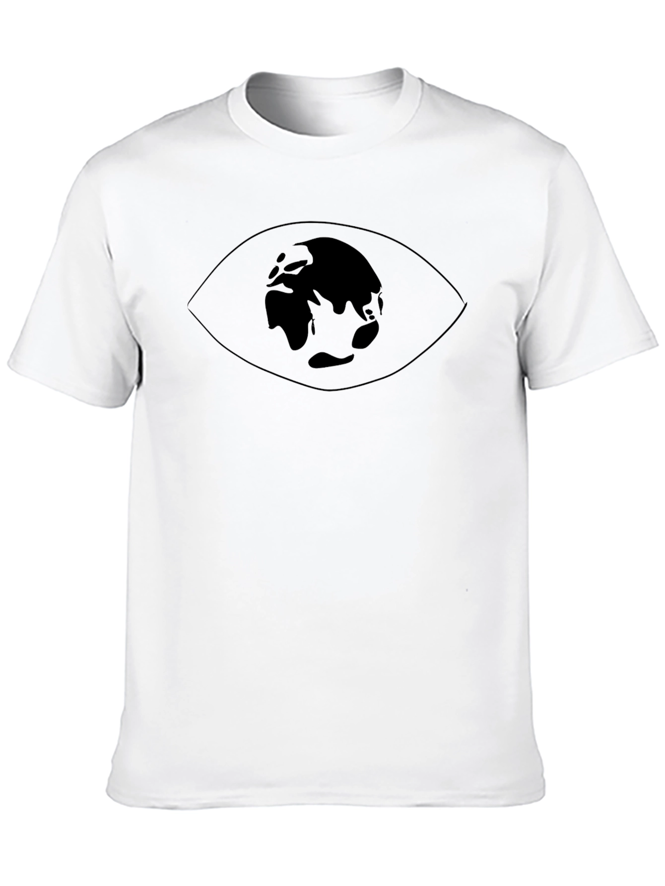 Eye See the World Graphic Black T-Shirt