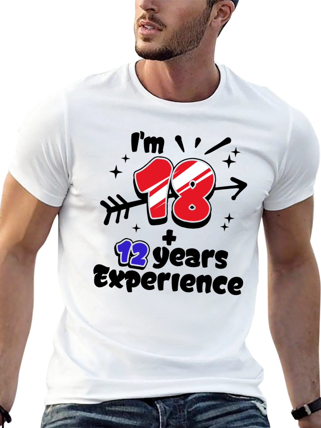 Funny 30th Birthday T-Shirt: 18+12 Years Experience