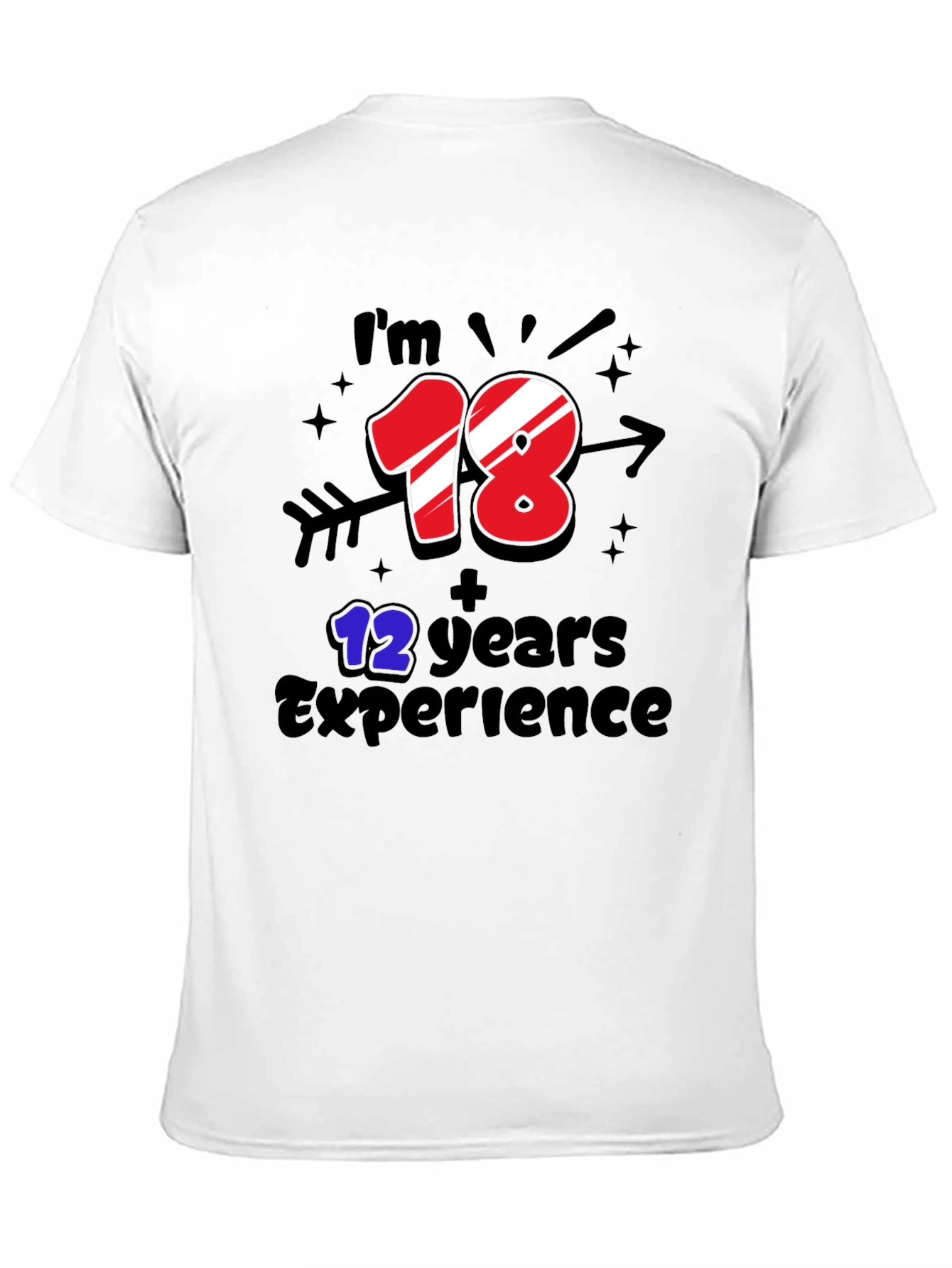 Funny 30th Birthday T-Shirt: 18+12 Years Experience