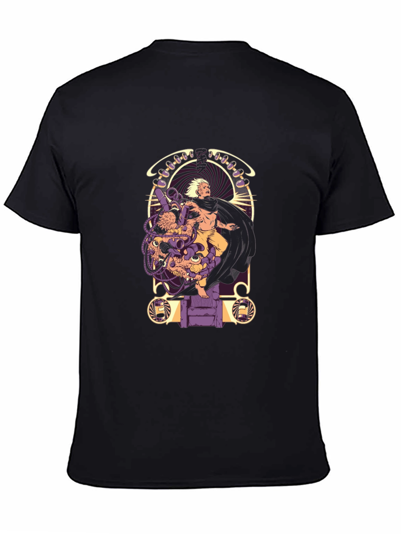Graphic Tee - Sci-Fi Hero Art Nouveau Style