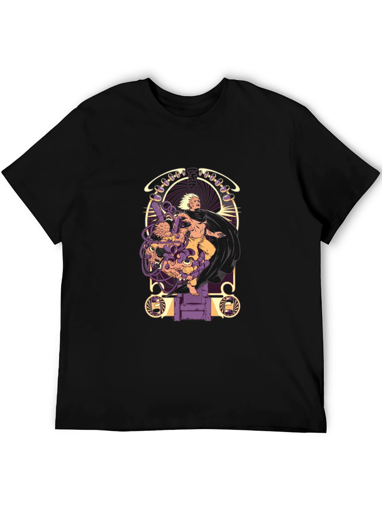 Graphic Tee - Sci-Fi Hero Art Nouveau Style