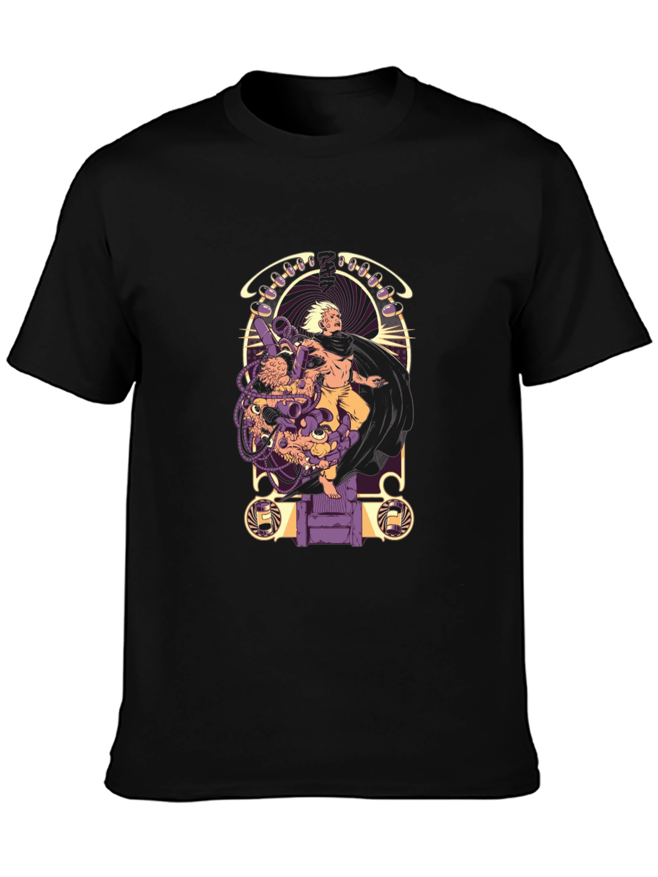 Graphic Tee - Sci-Fi Hero Art Nouveau Style