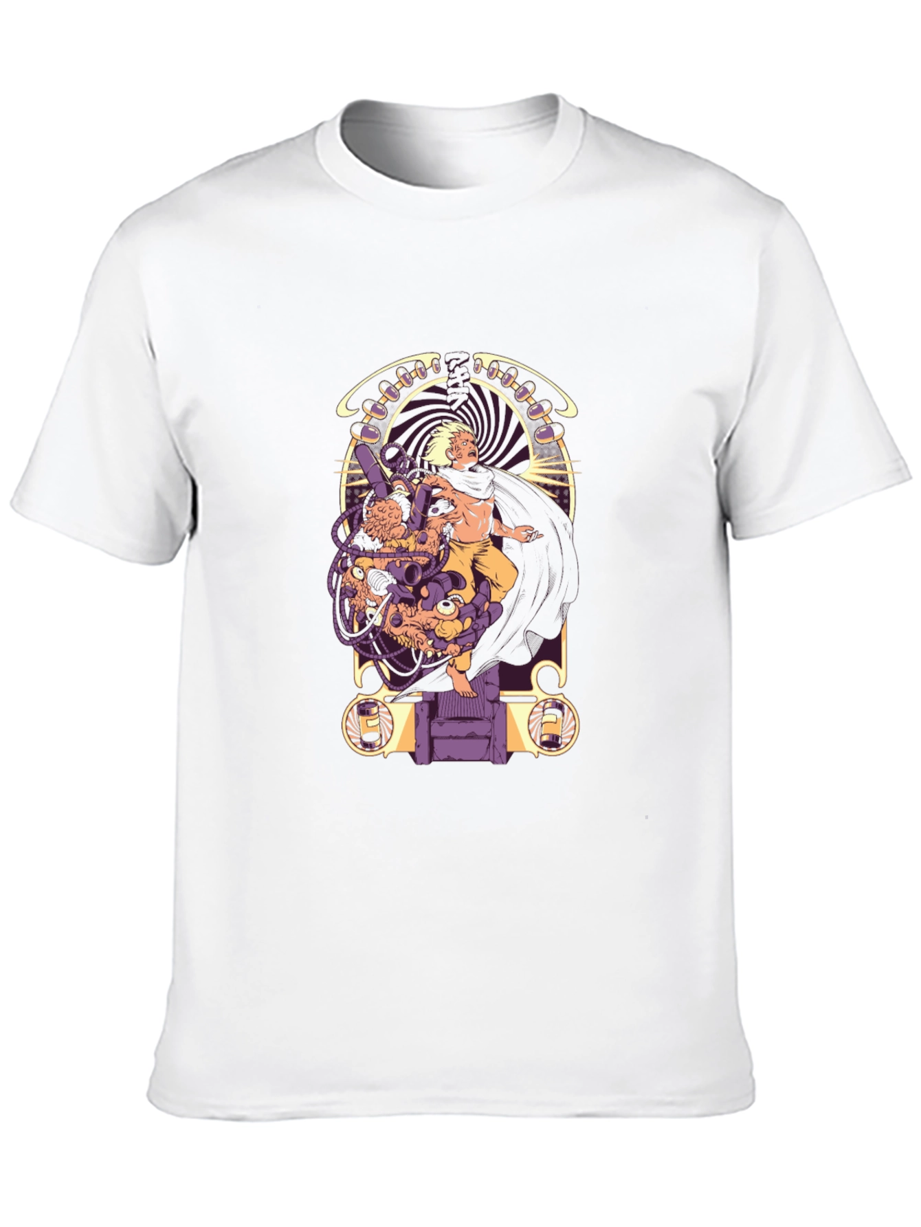 Graphic Tee - Sci-Fi Hero Art Nouveau Style