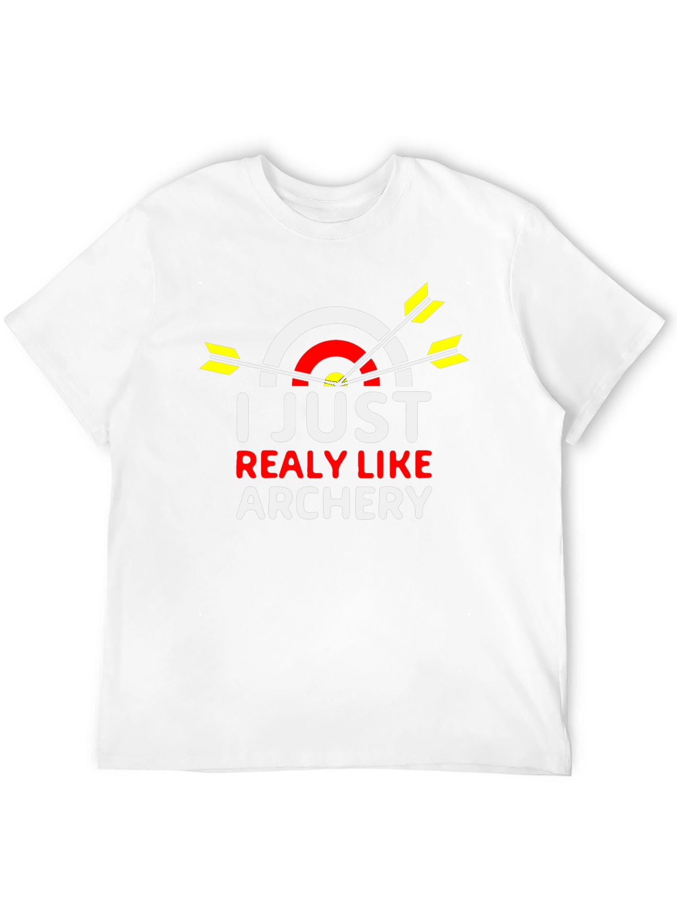 I Just Really Like Archery Black T-Shirt