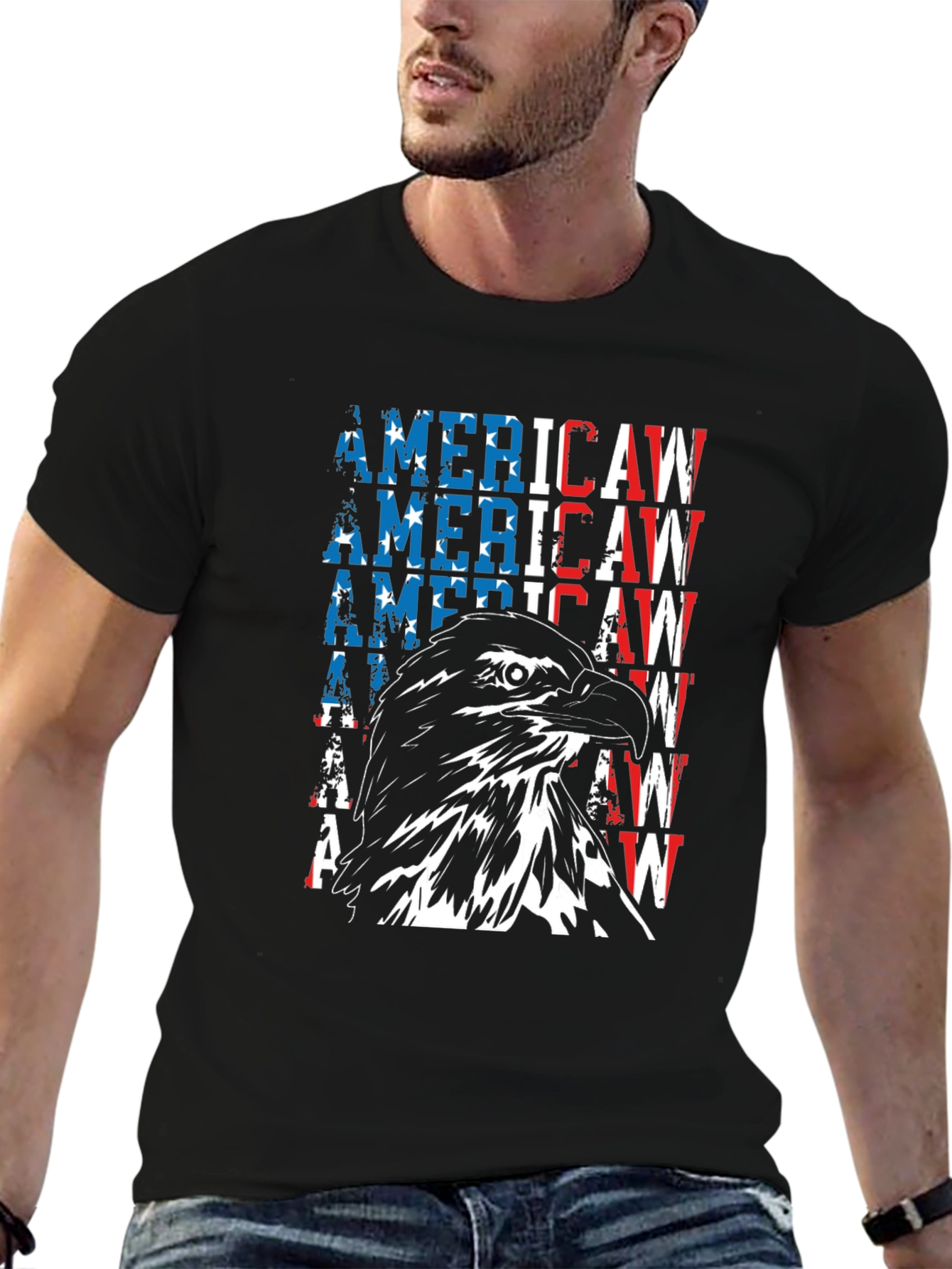American Eagle Graphic T-Shirt - Patriot Style