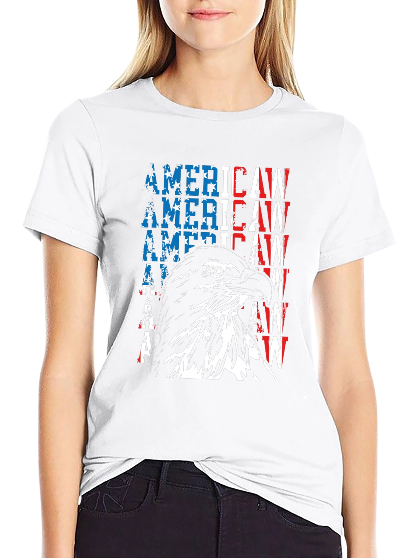 American Eagle Graphic T-Shirt - Patriot Style