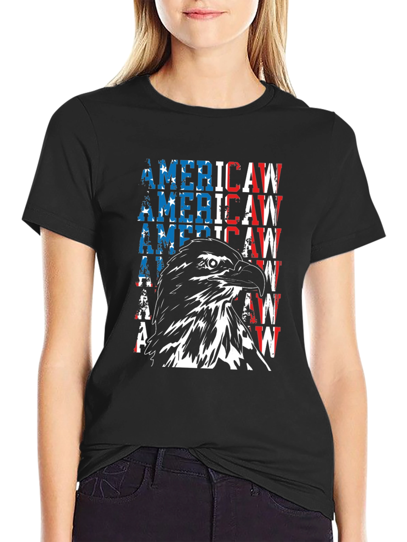 American Eagle Graphic T-Shirt - Patriot Style