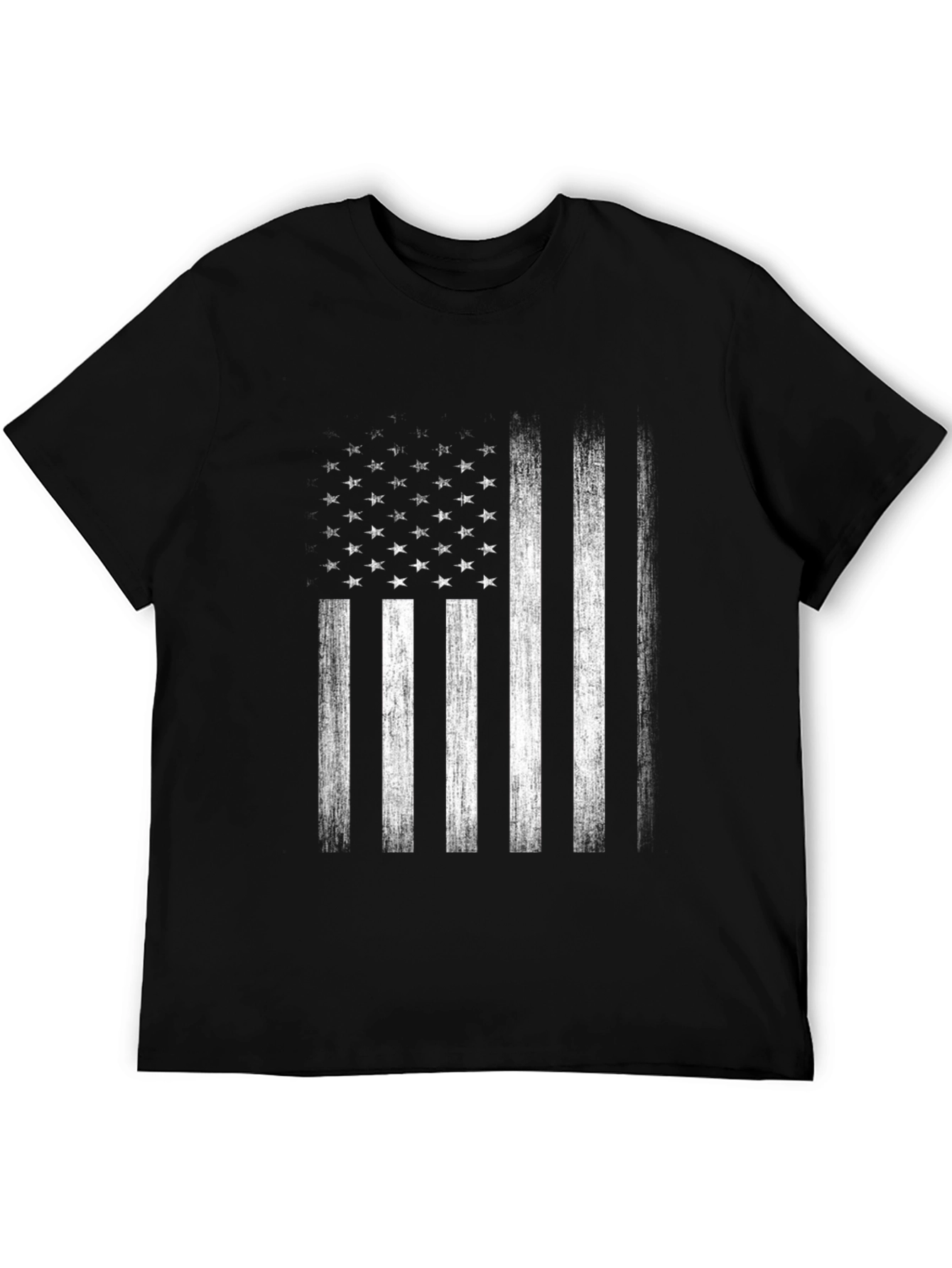 American Flag Distressed Graphic Tee