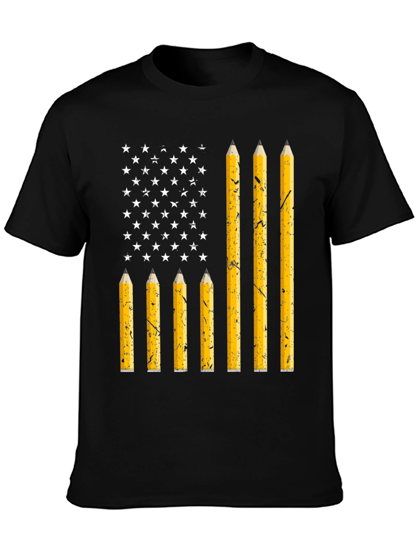 American Flag Pencil T-Shirt