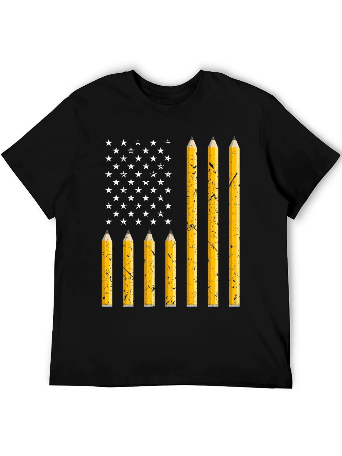 American Flag Pencil T-Shirt