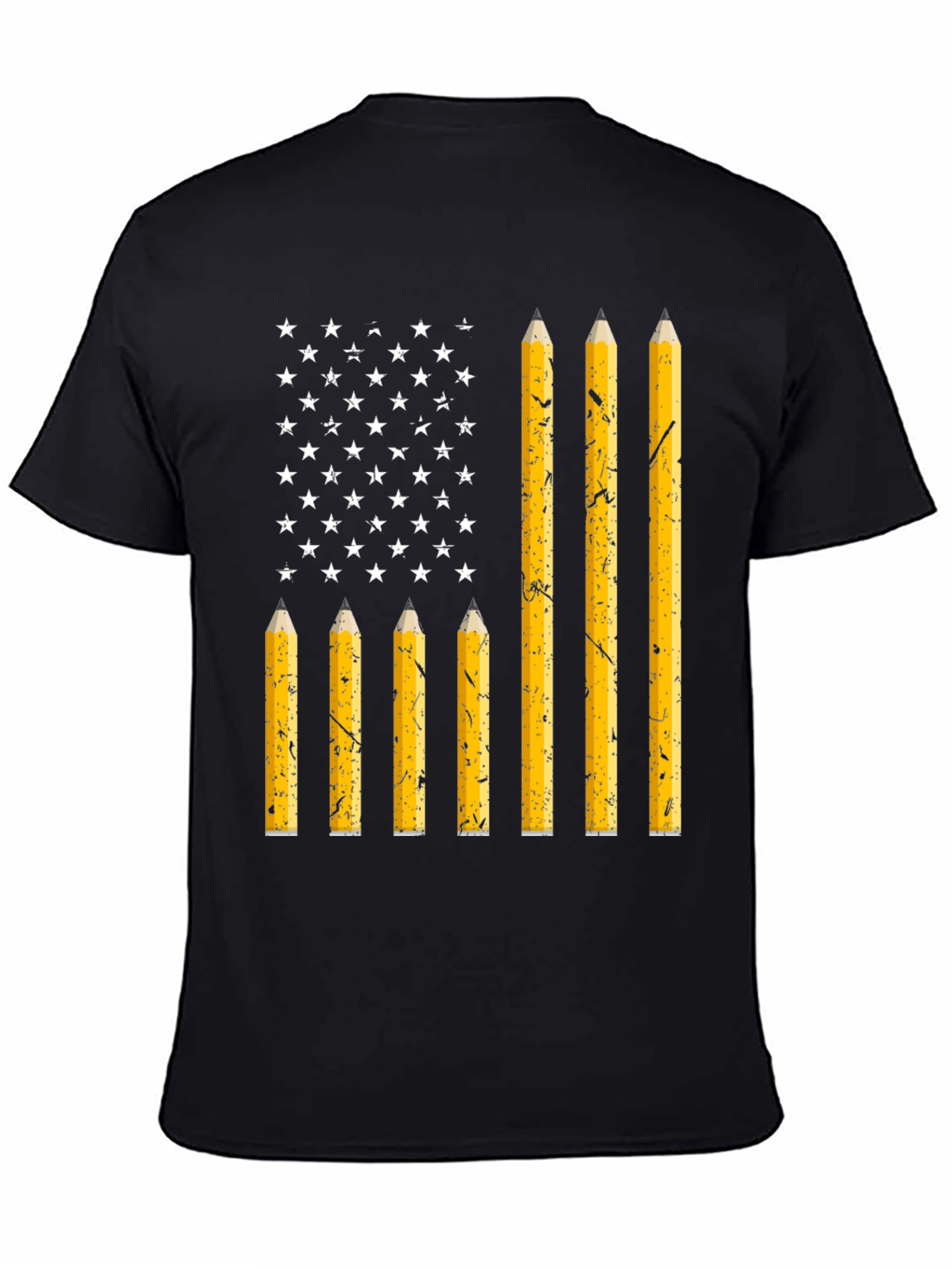 American Flag Pencil T-Shirt