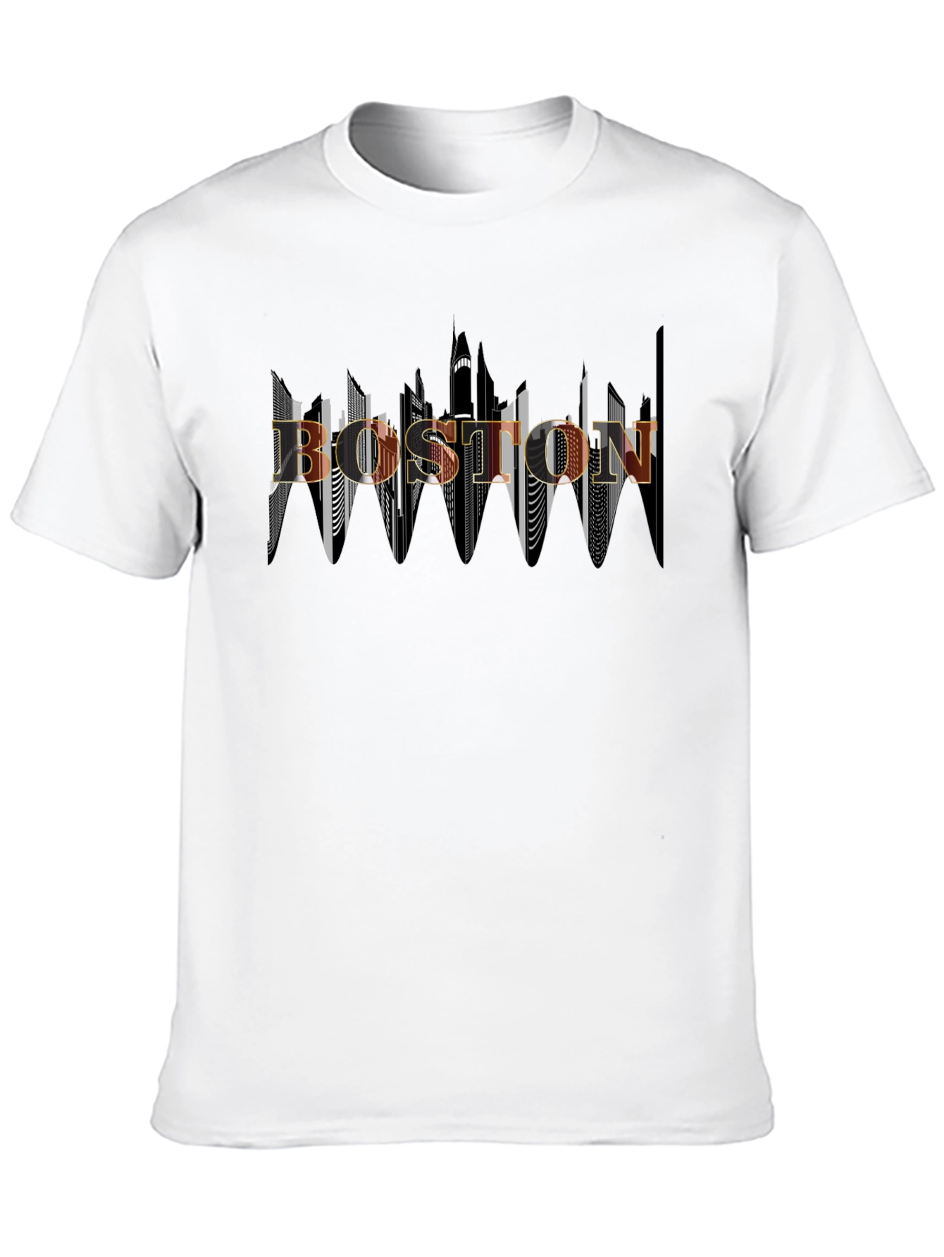 Boston Skyline Graphic T-Shirt