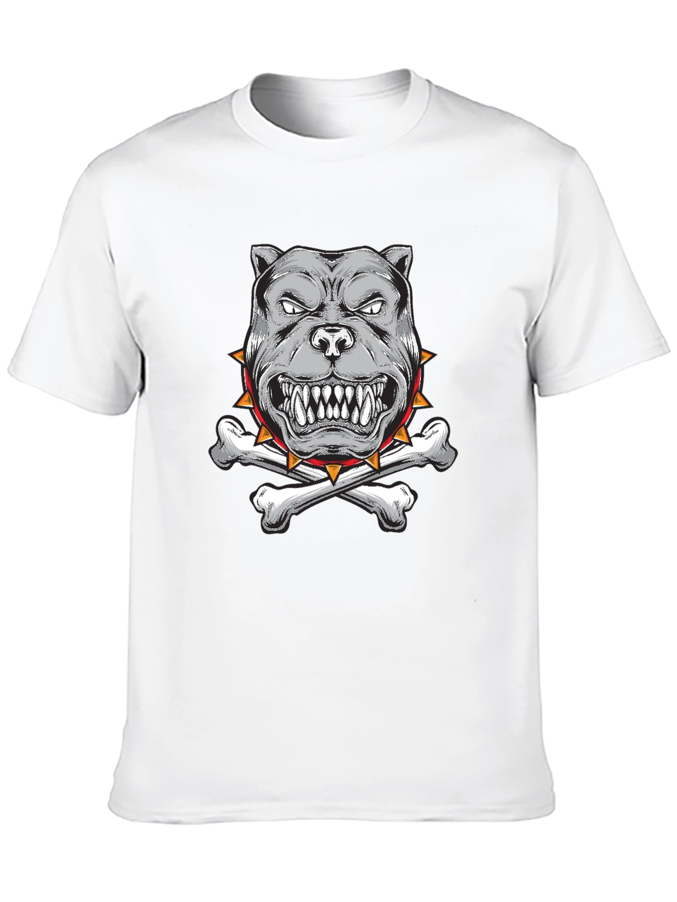Pitbull T-Shirt - Crossbones Design