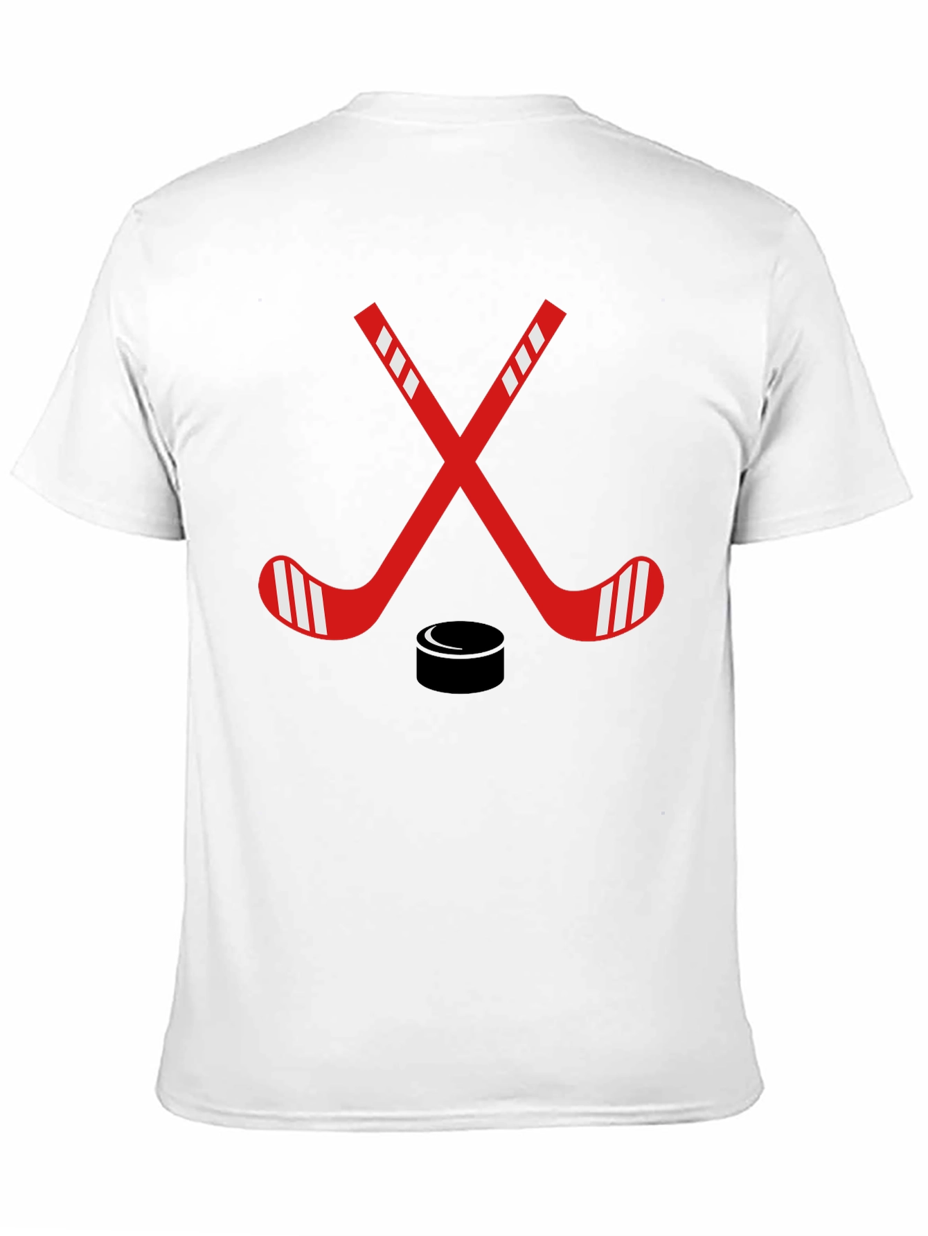 Hockey Sticks & Puck Graphic Tee