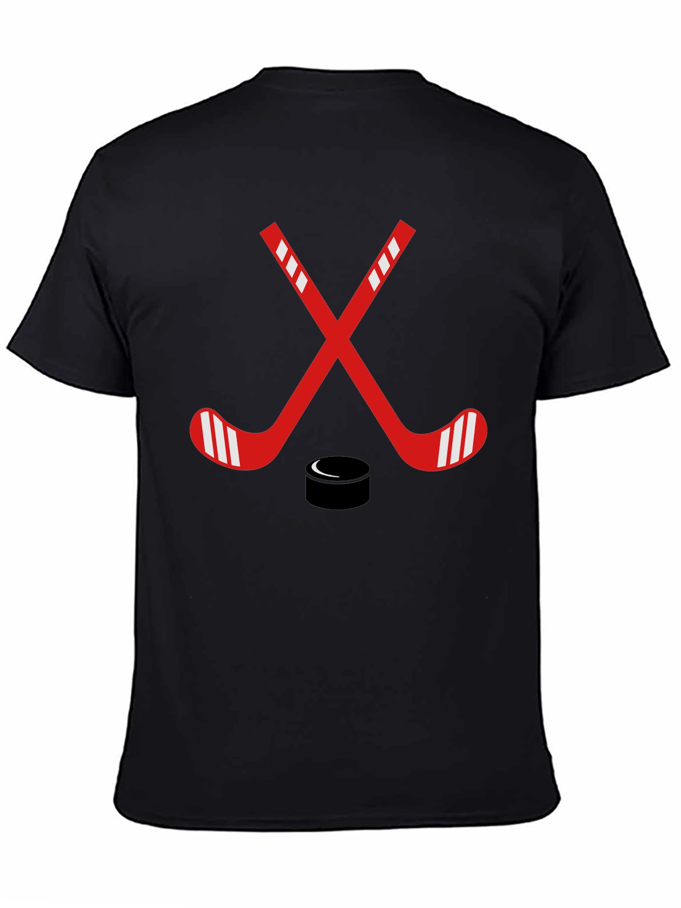 Hockey Sticks & Puck Graphic Tee