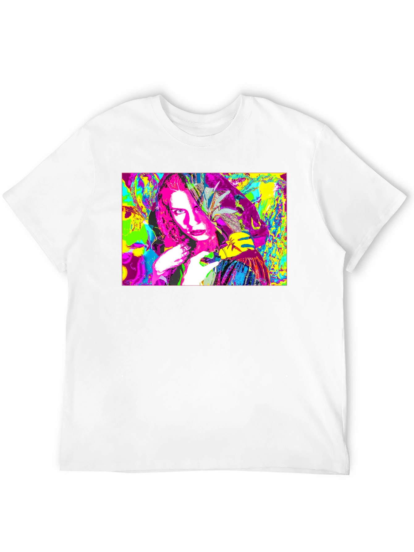 Abstract Pop Art Graphic Tee - Black Unisex T-Shirt