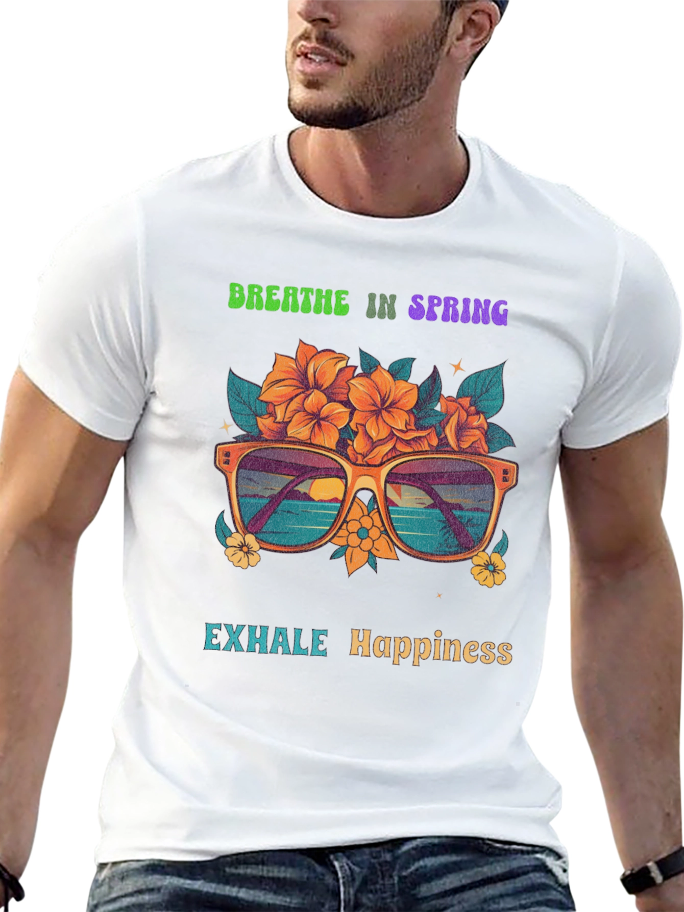 Breathe in Spring Graphic Tee