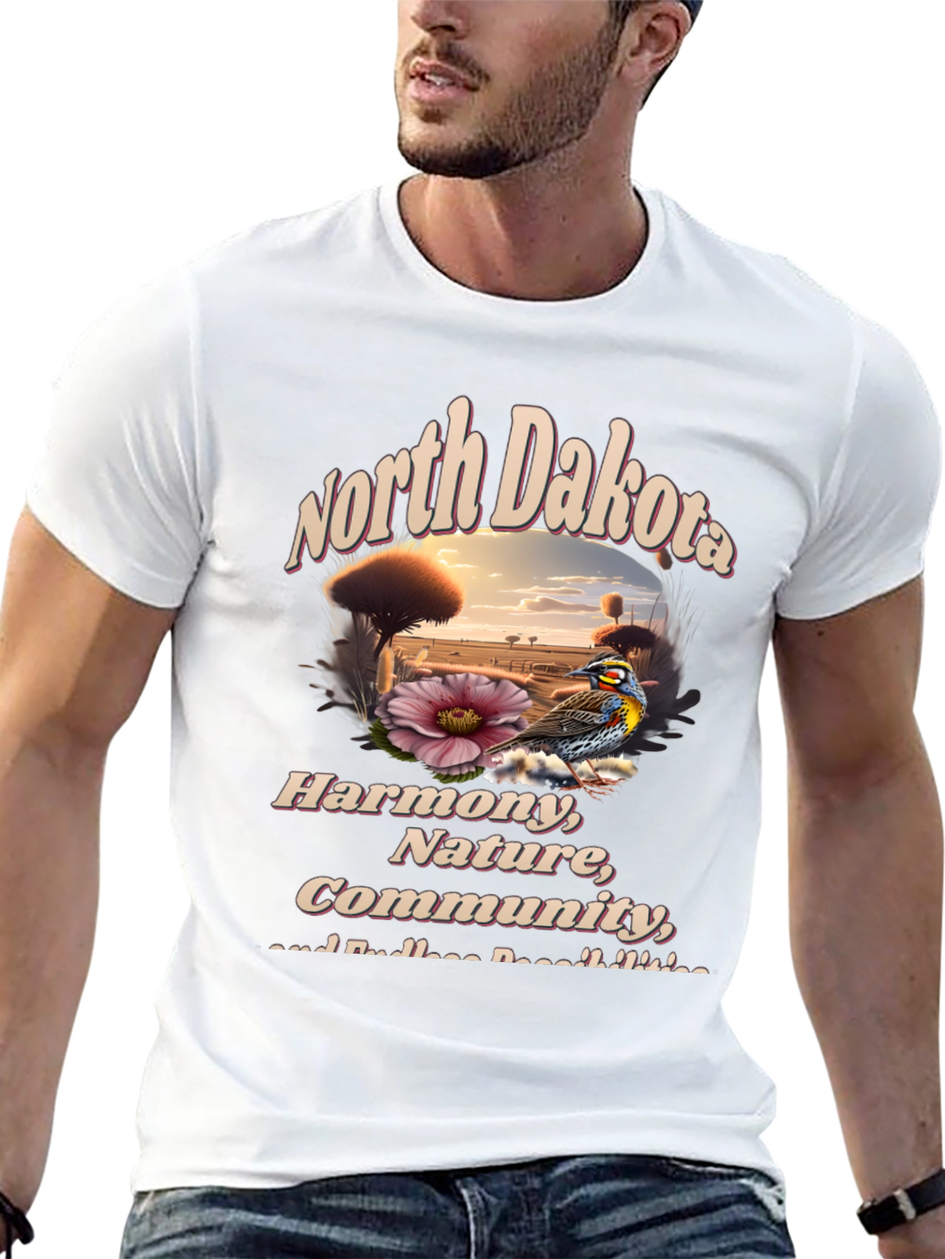 North Dakota Tee - Harmony Nature Community