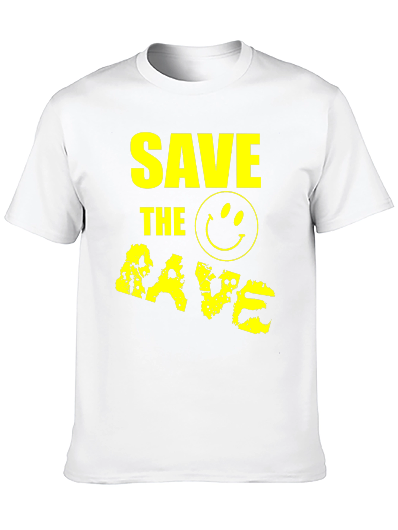 Save the Rave Graphic T-Shirt - Smiley Face