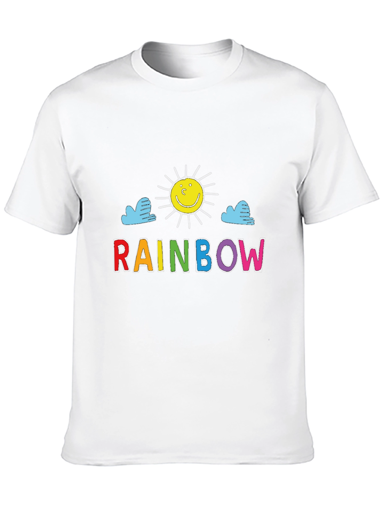 Rainbow Sun Graphic Tee - Happy Days T-Shirt