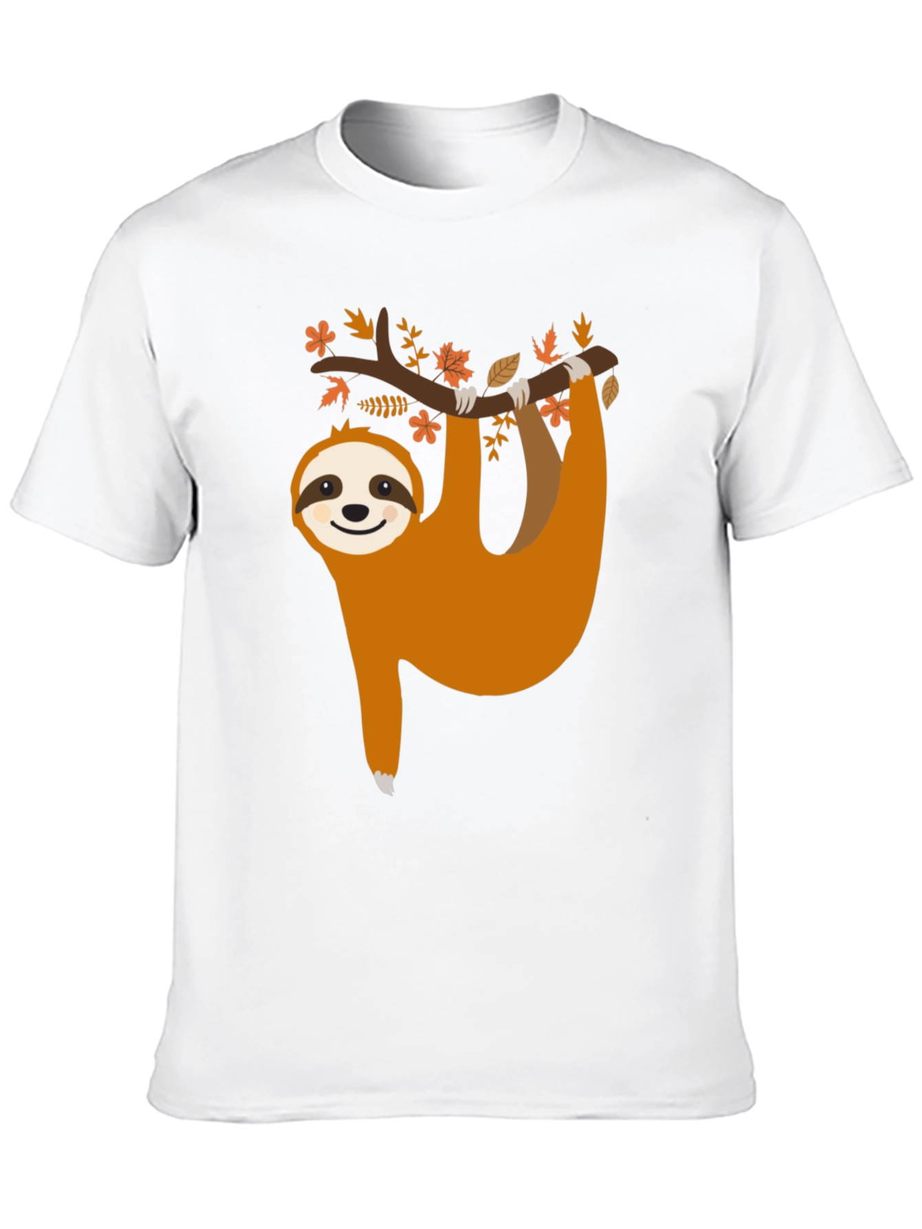 Cute Sloth Hanging from Tree T-Shirt - Unisex