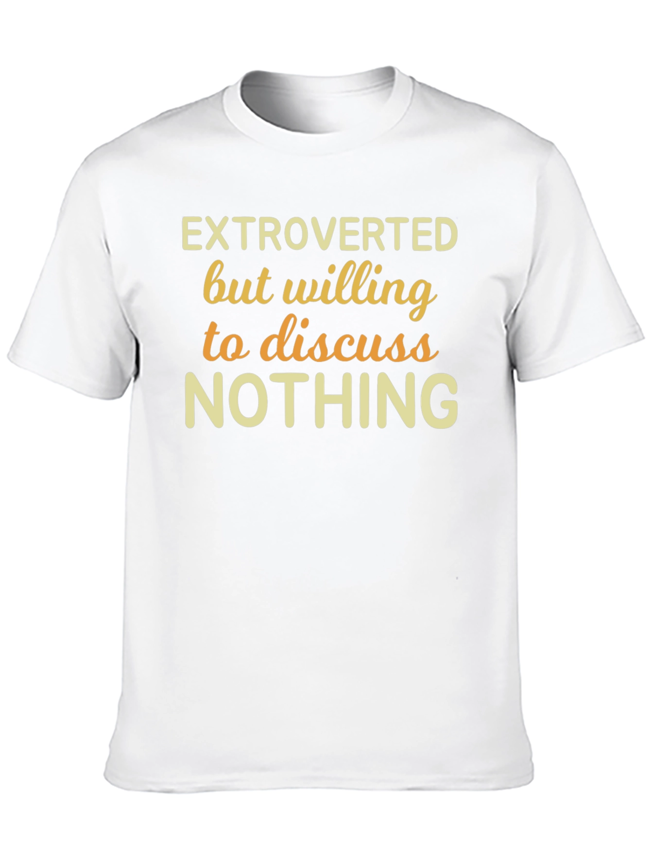 Extroverted Funny Graphic T-Shirt