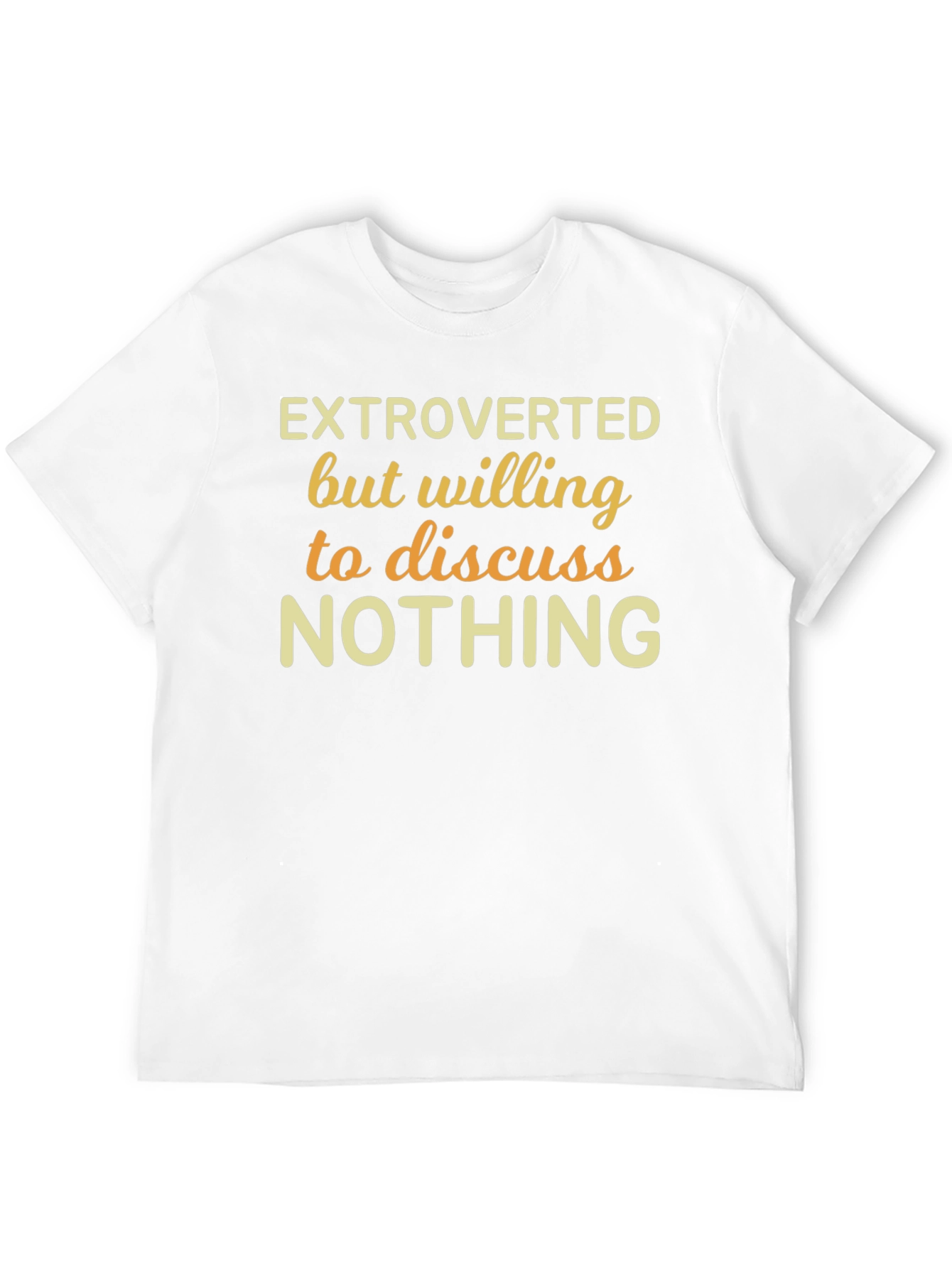 Extroverted Funny Graphic T-Shirt