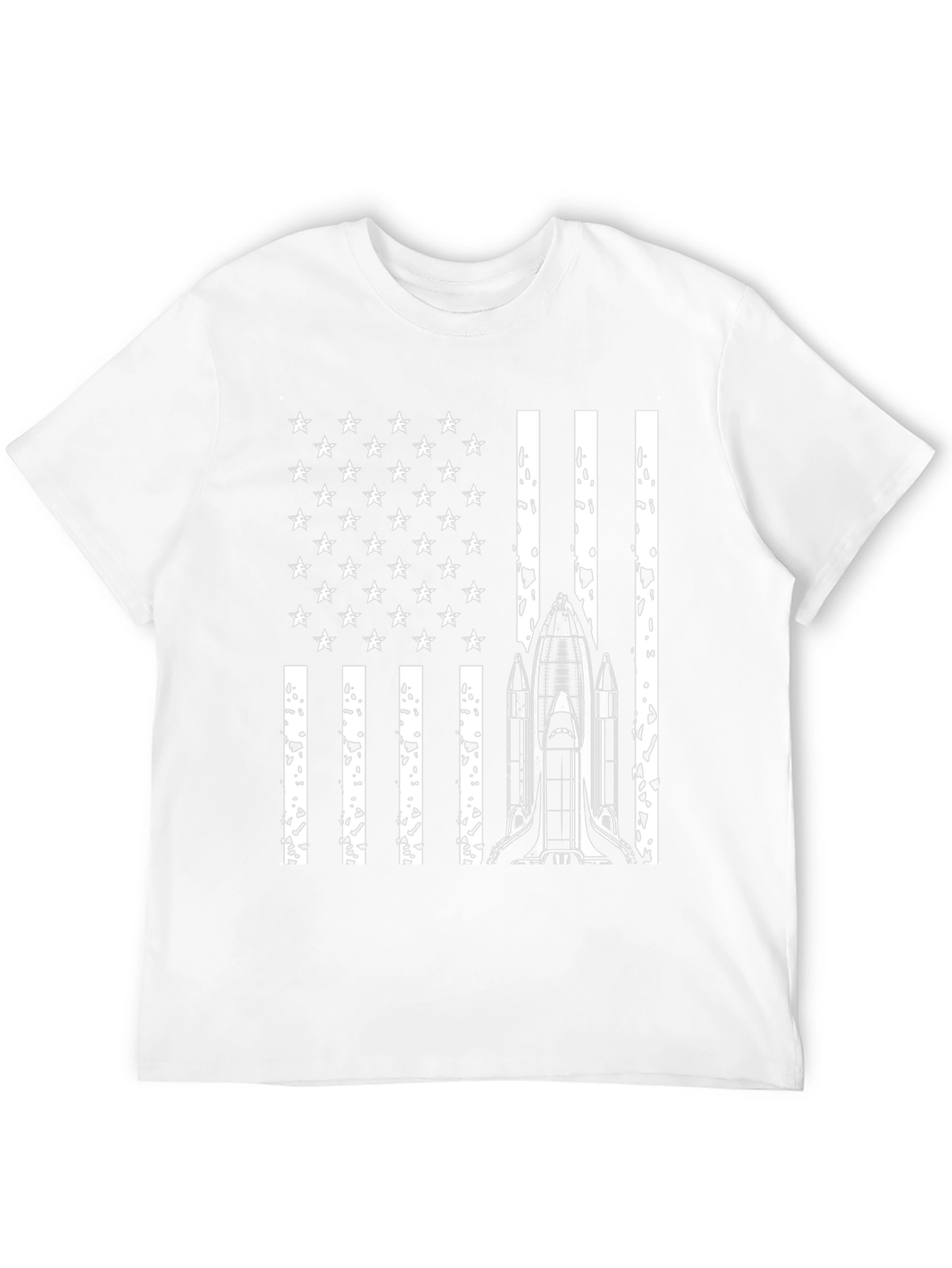 American Flag Space Shuttle T-Shirt