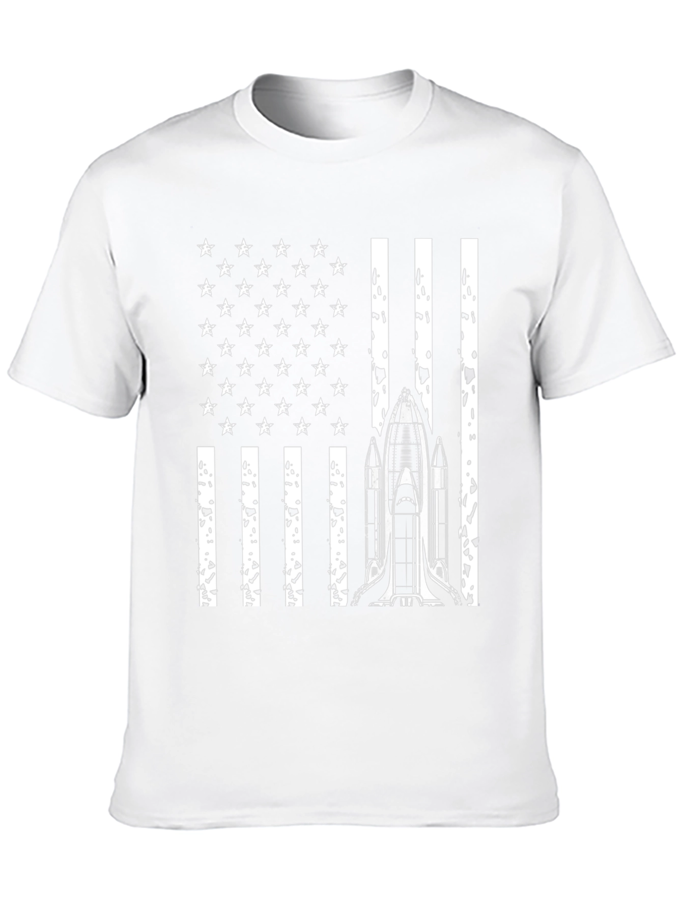 American Flag Space Shuttle T-Shirt