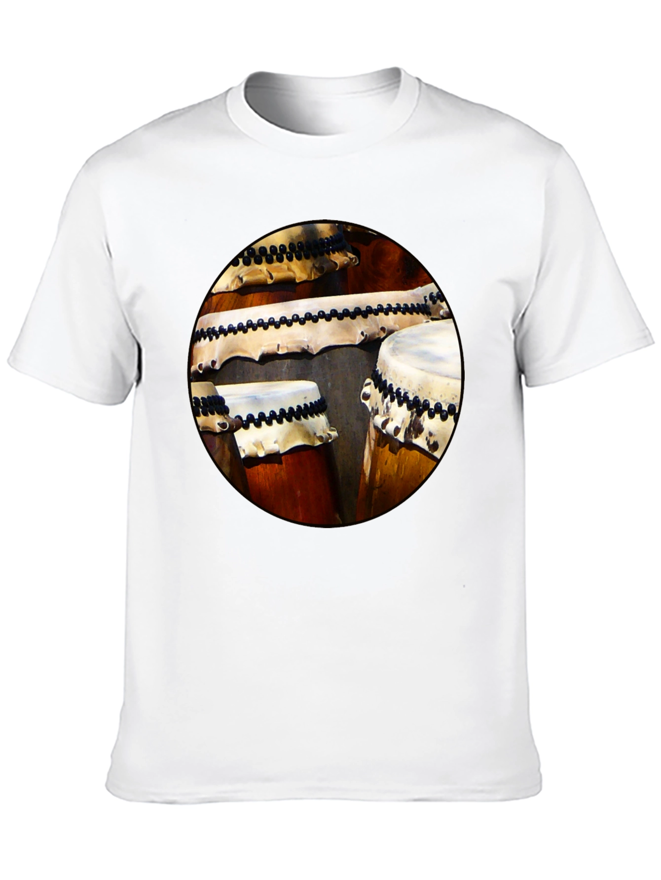 Taiko Drums Graphic Tee - Japanese Percussion Shirt