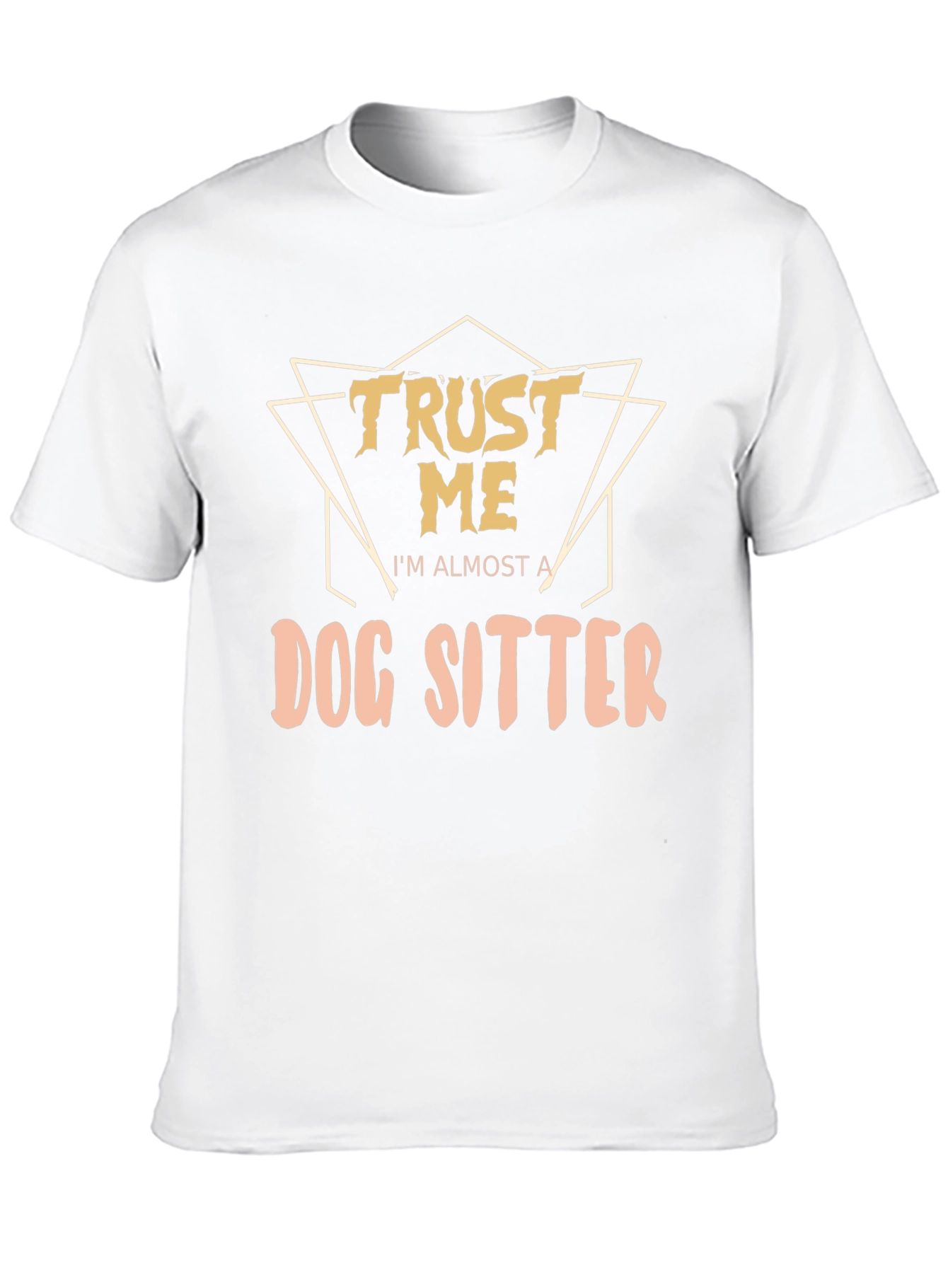 Trust Me Dog Sitter Black Graphic Tee