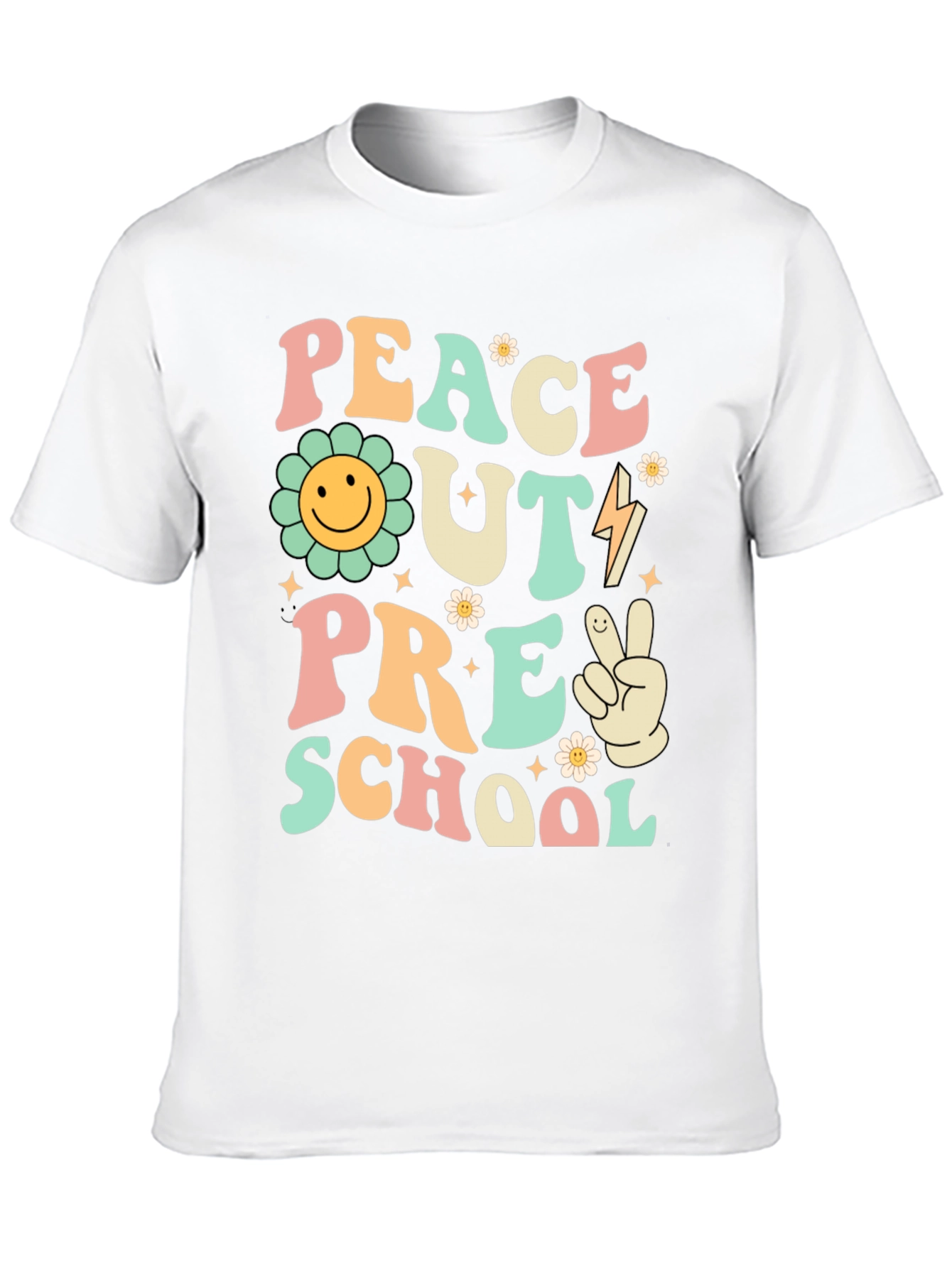 Peace Out Preschool Graphic Tee