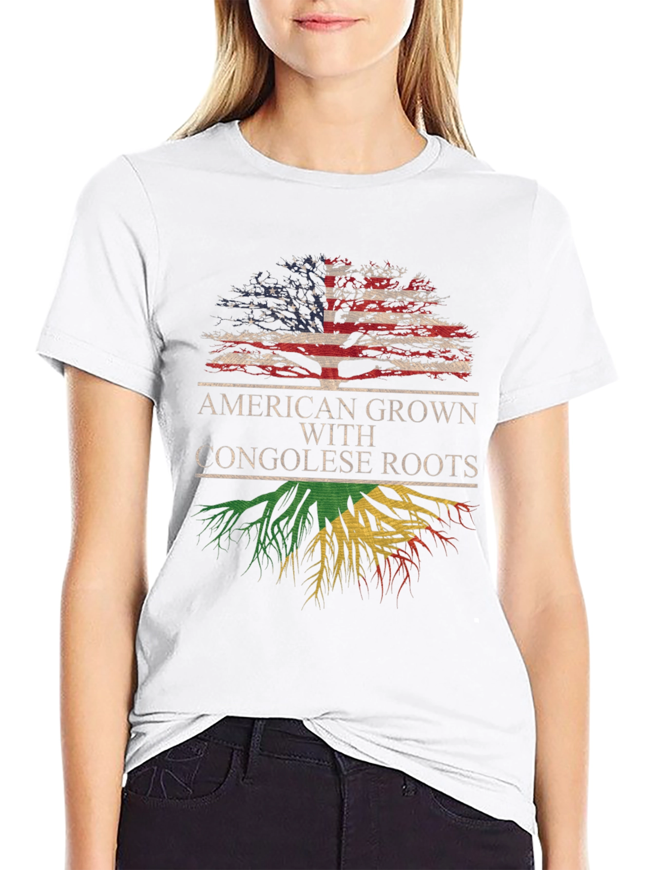 American Grown with Congolese Roots T-Shirt
