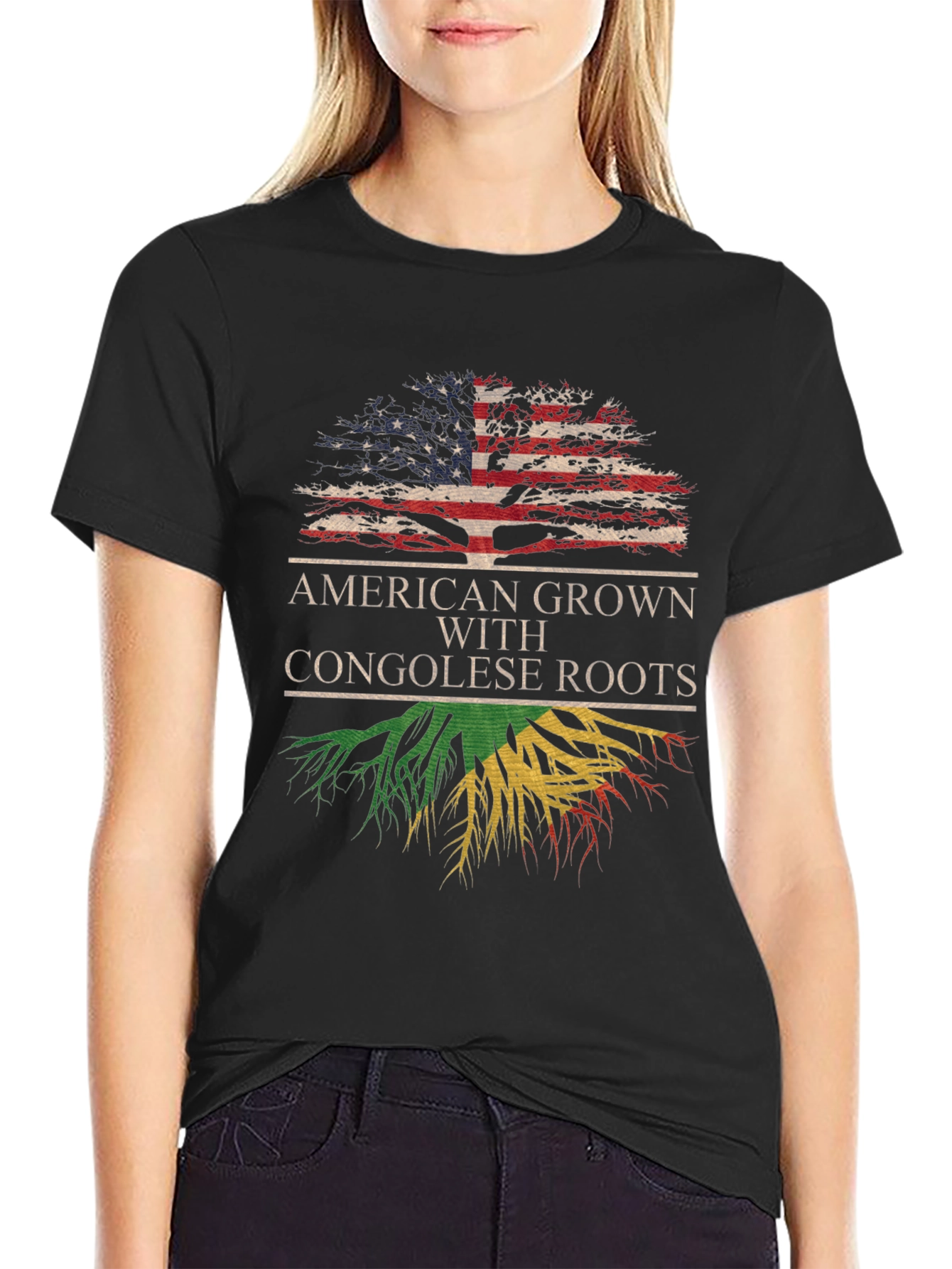 American Grown with Congolese Roots T-Shirt