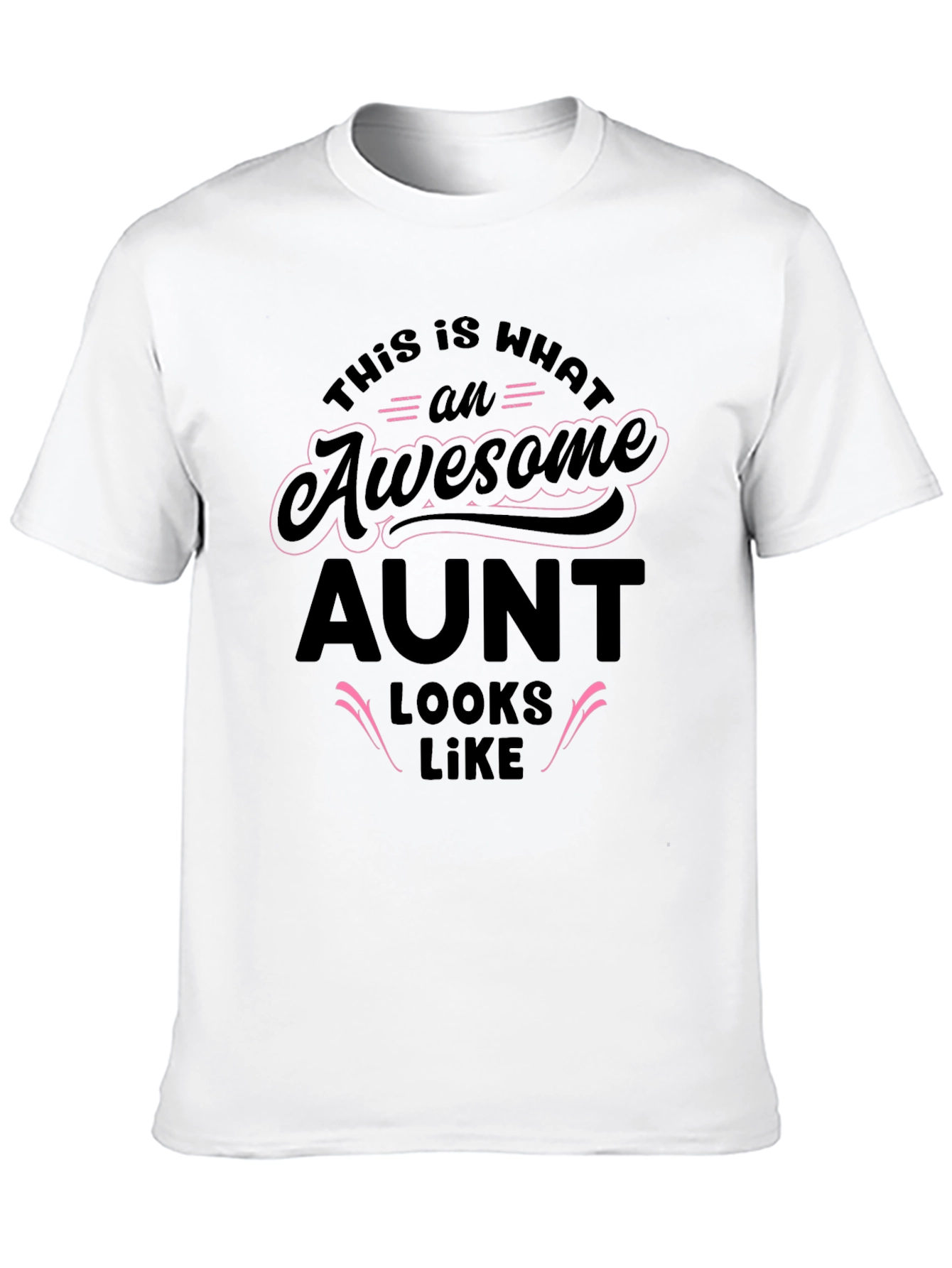 Awesome Aunt Graphic T-Shirt - Fun Gift