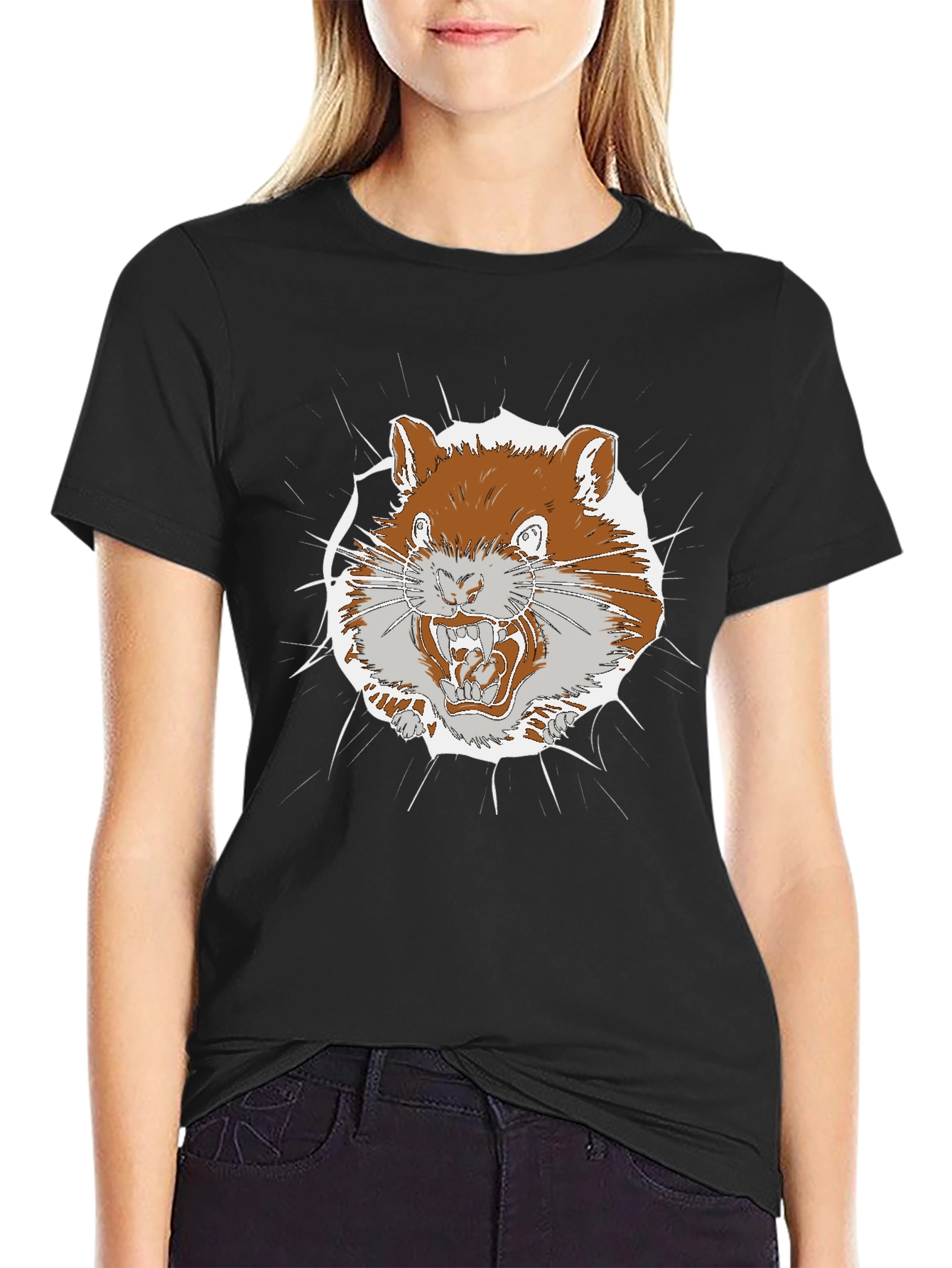 Angry Squirrel Graphic Tee