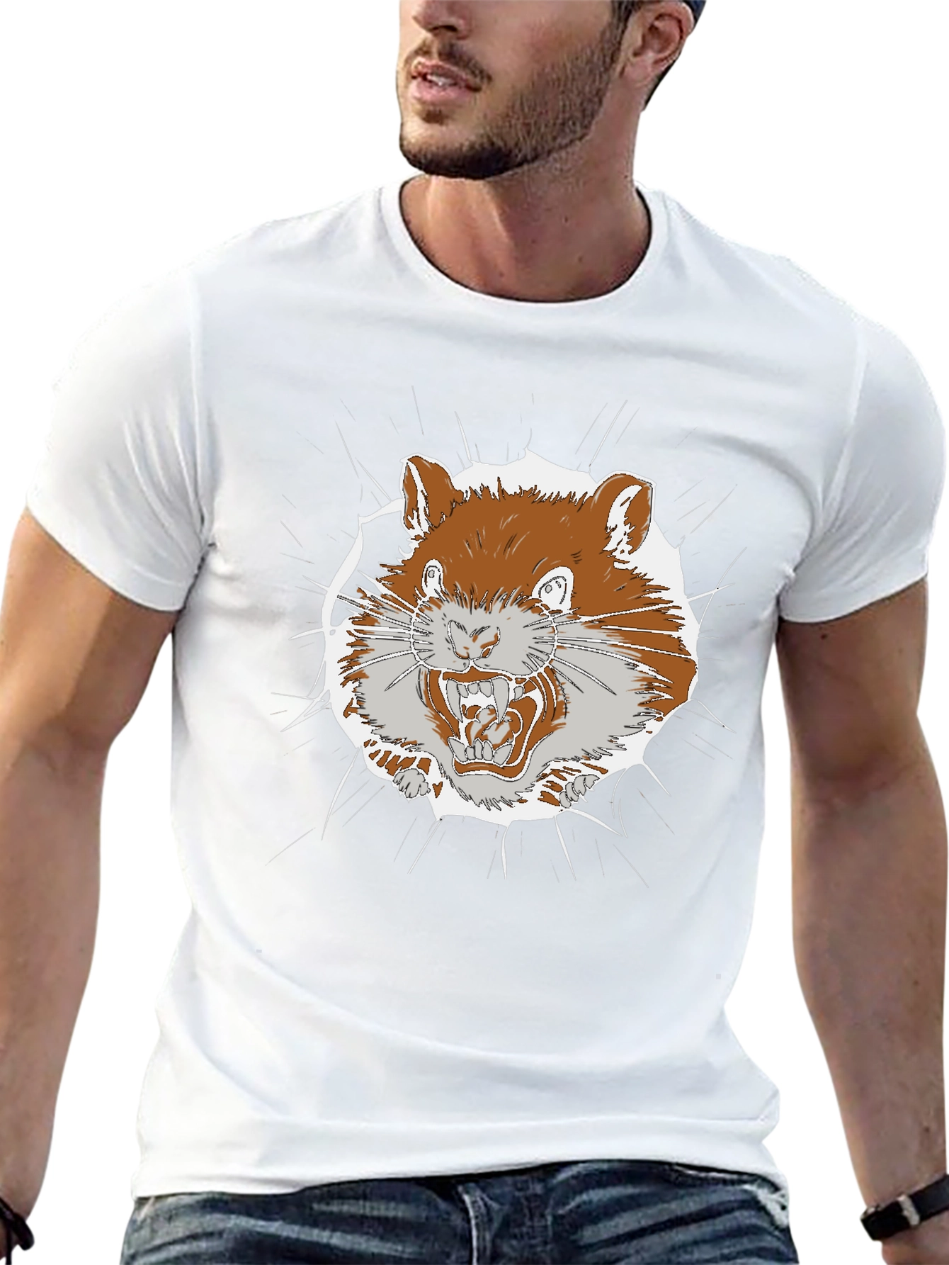 Angry Squirrel Graphic Tee