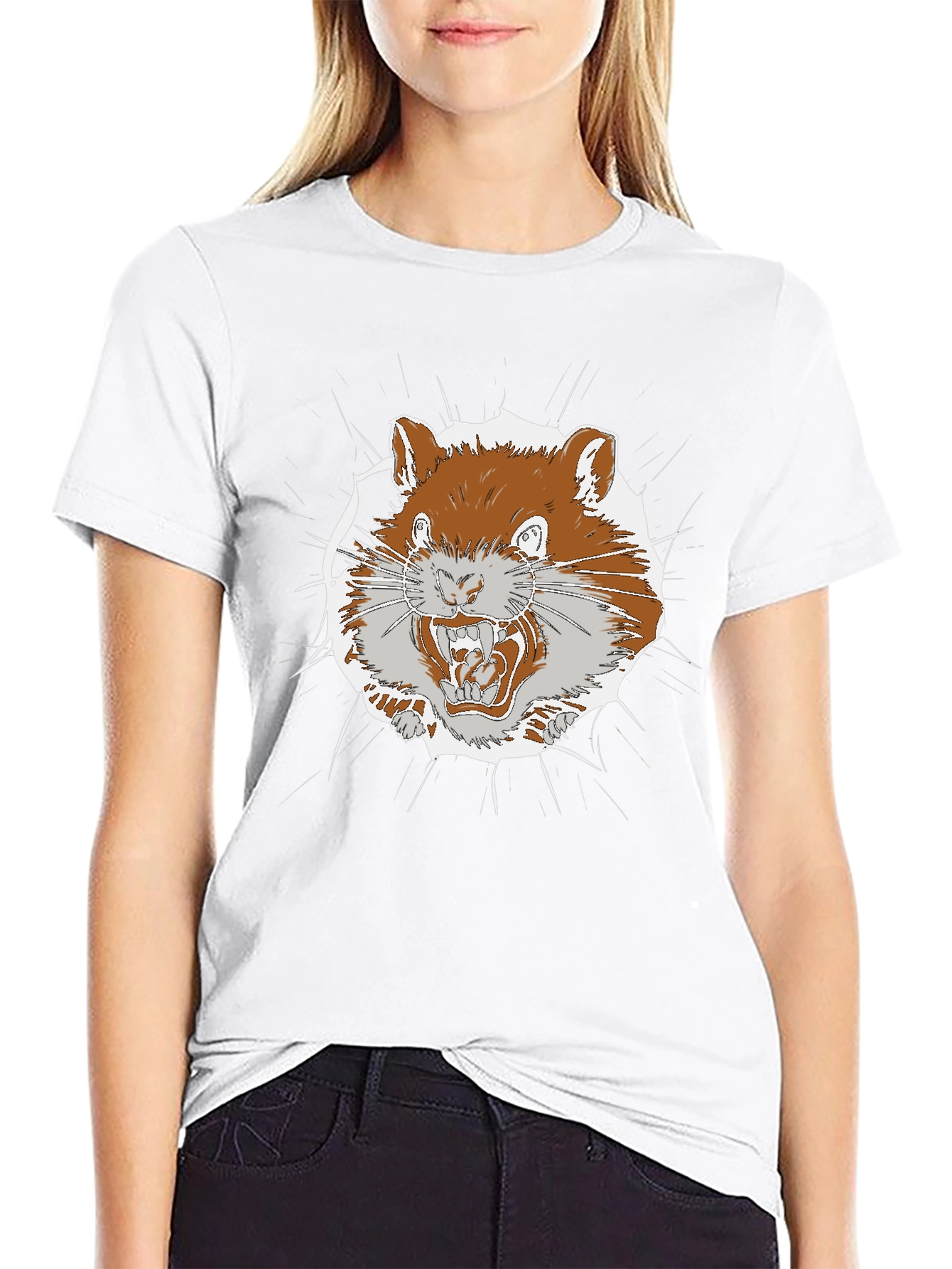 Angry Squirrel Graphic Tee
