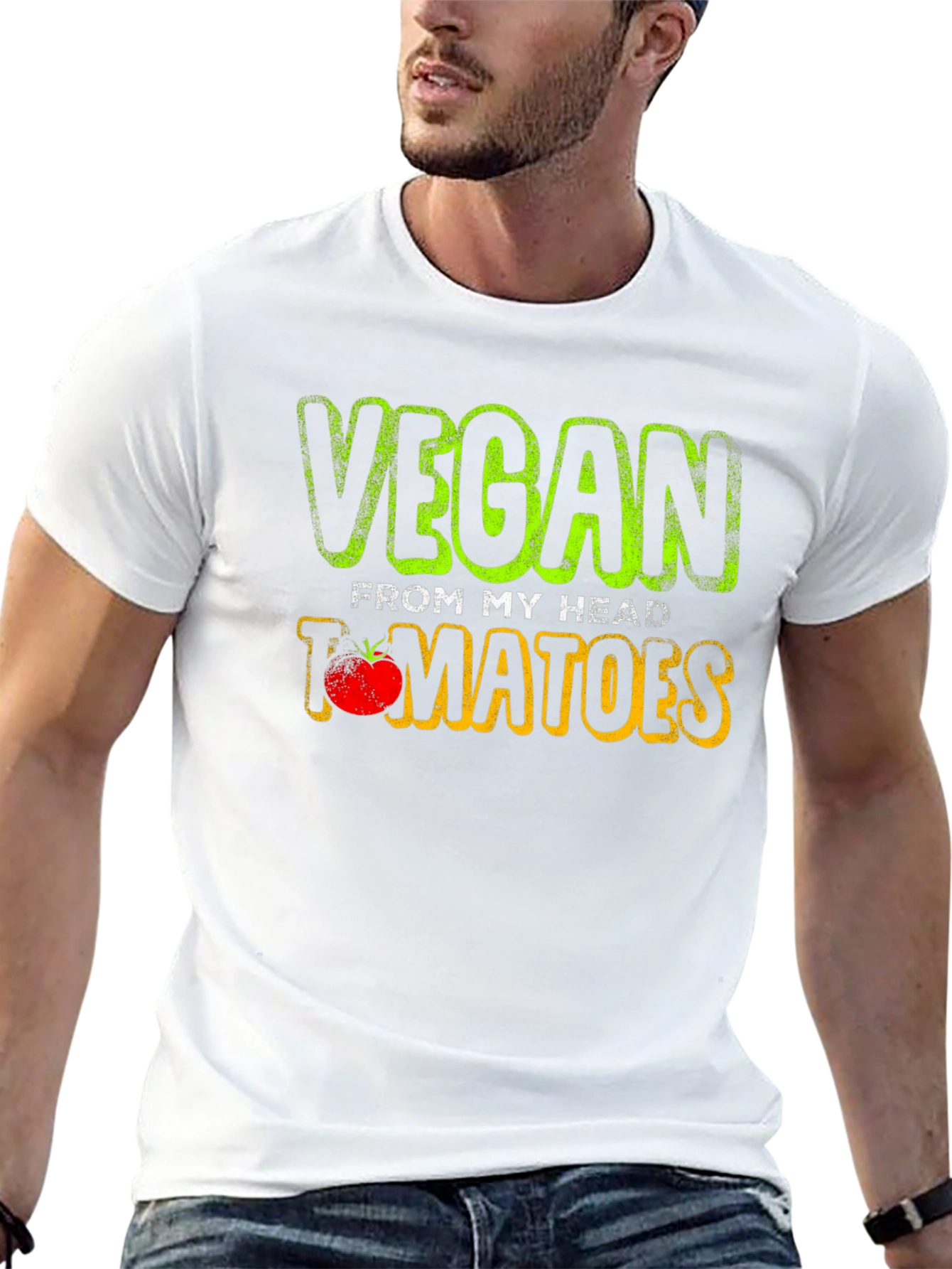Vegan From My Head Tomatoes T-Shirt