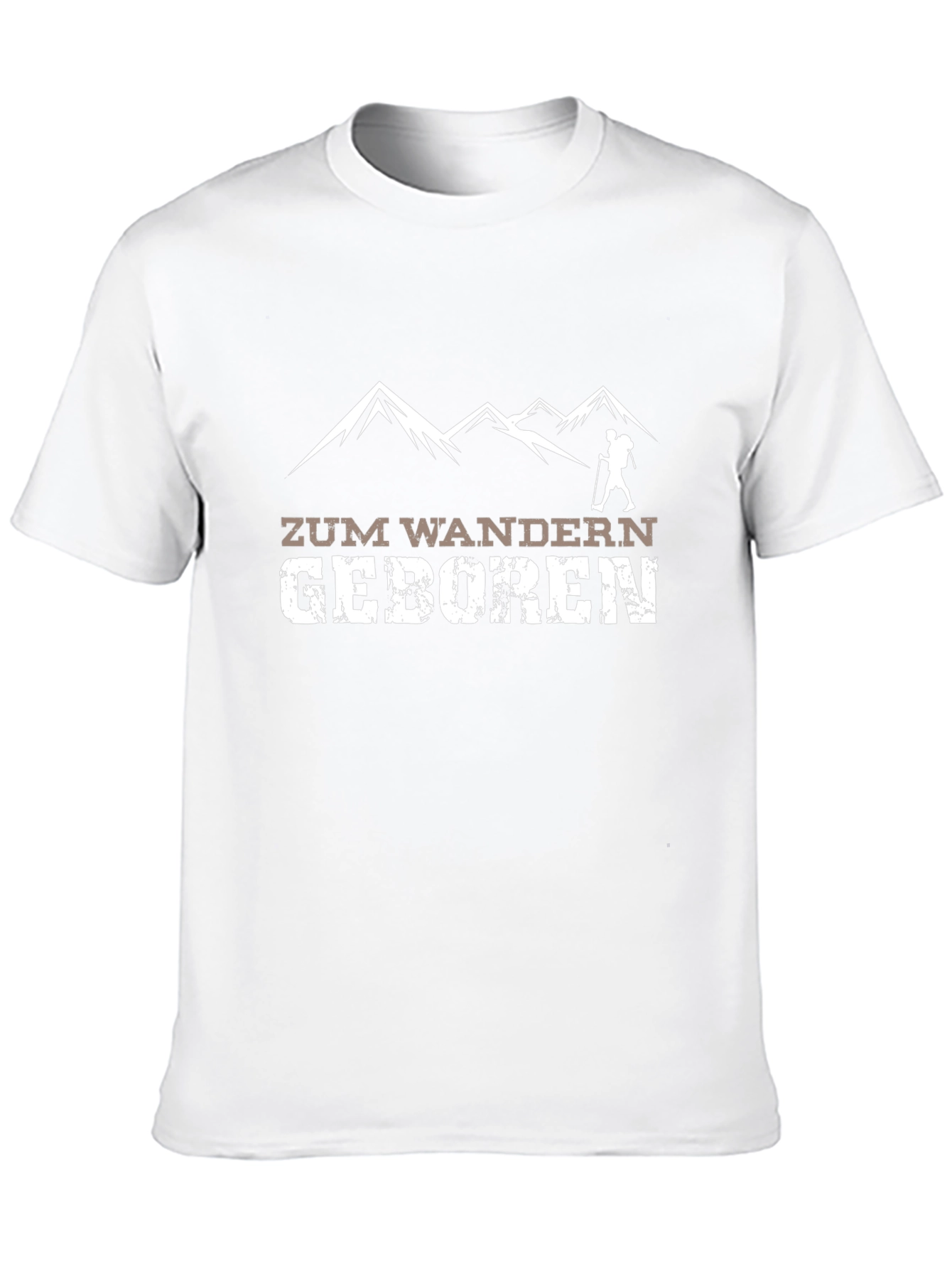 Zum Wandern Geboren Hiking T-Shirt