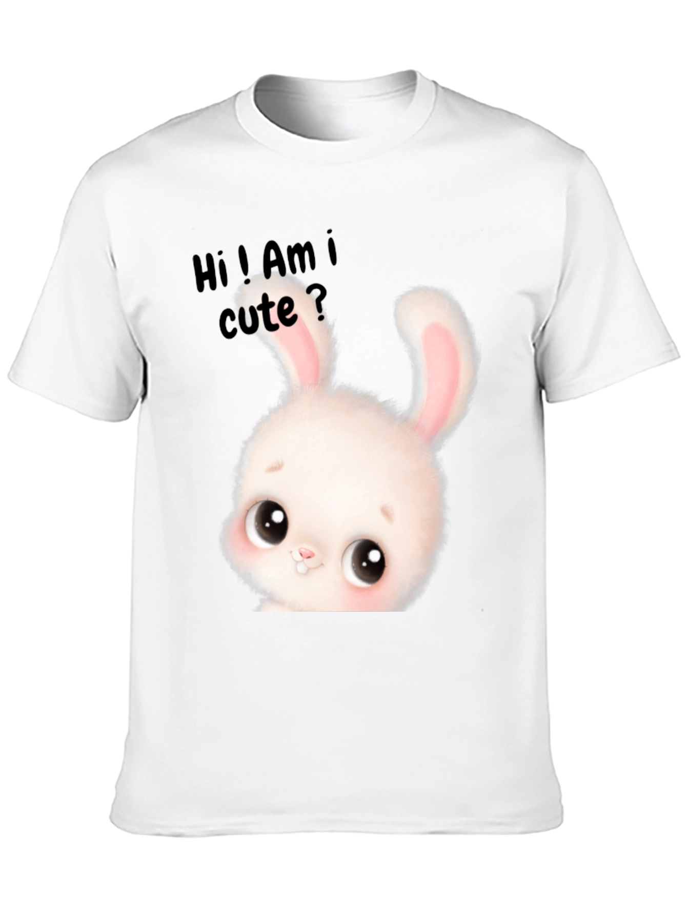 Cute Bunny Graphic T-Shirt - Adorable Unisex Tee