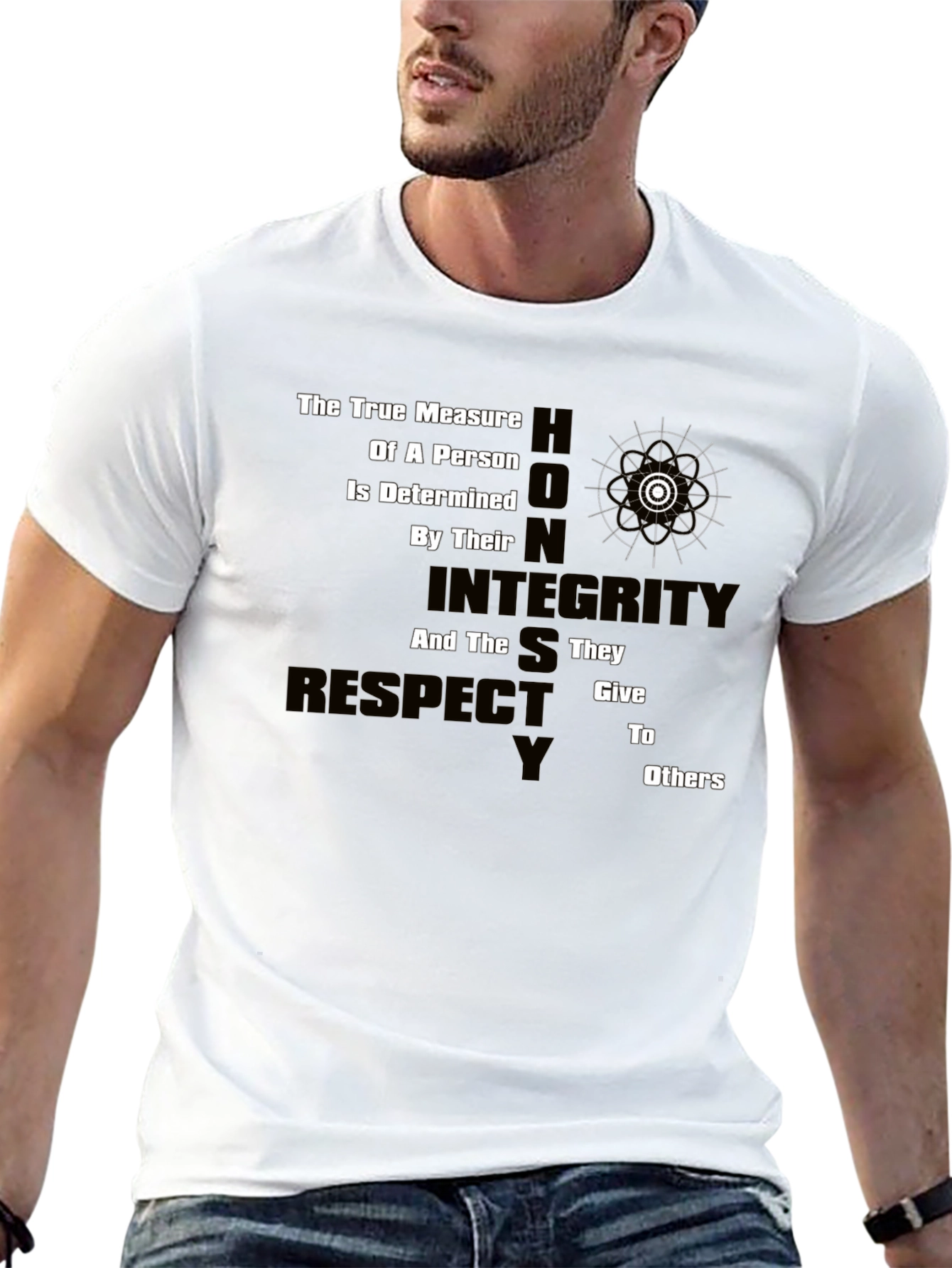 True Measure Graphic Tee - Honor Integrity Respect