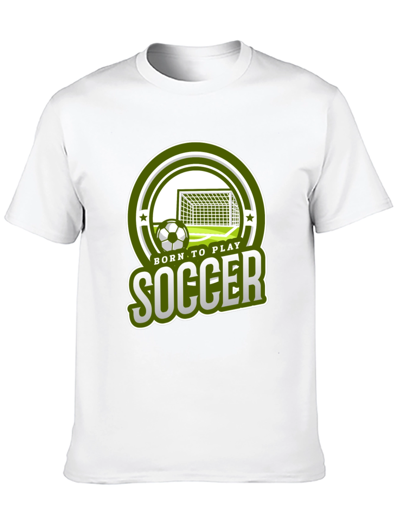 Born To Play Soccer Graphic T-Shirt