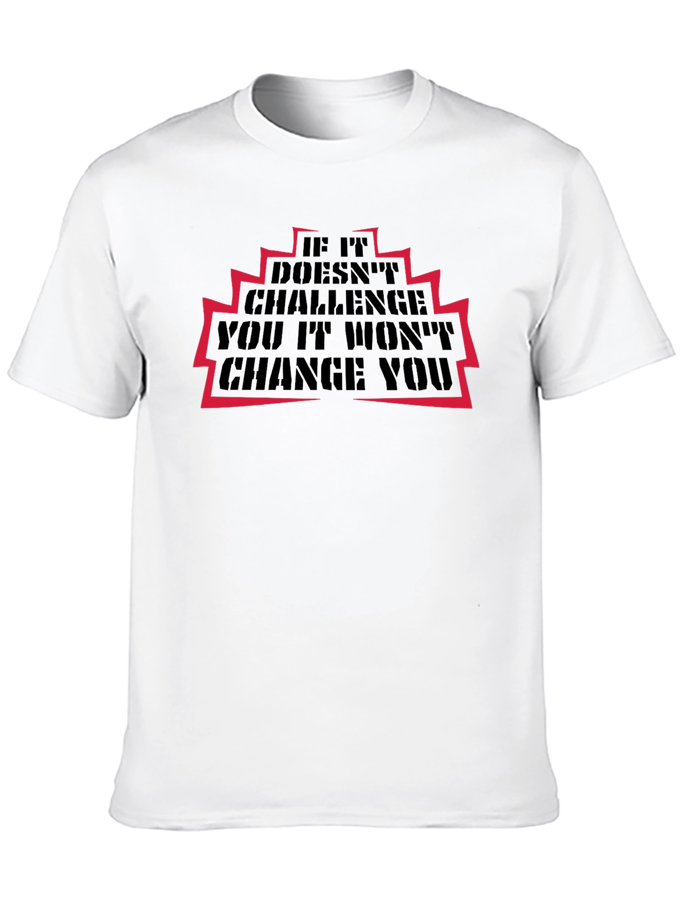 Motivational Graphic T-Shirt - Challenge & Change