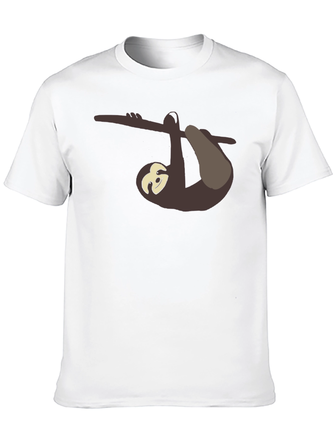 Sloth Hanging From Branch Graphic Tee