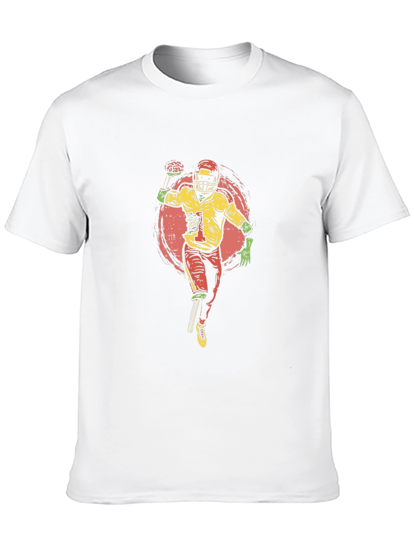 Zombie Football Thrower T-Shirt