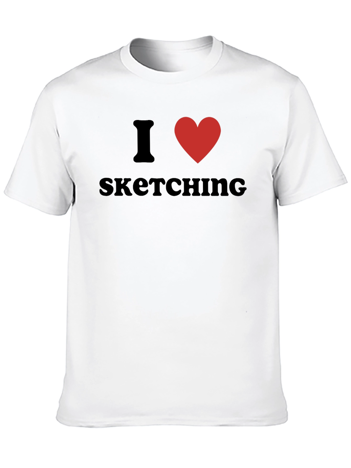 I Love Sketching Graphic T-Shirt